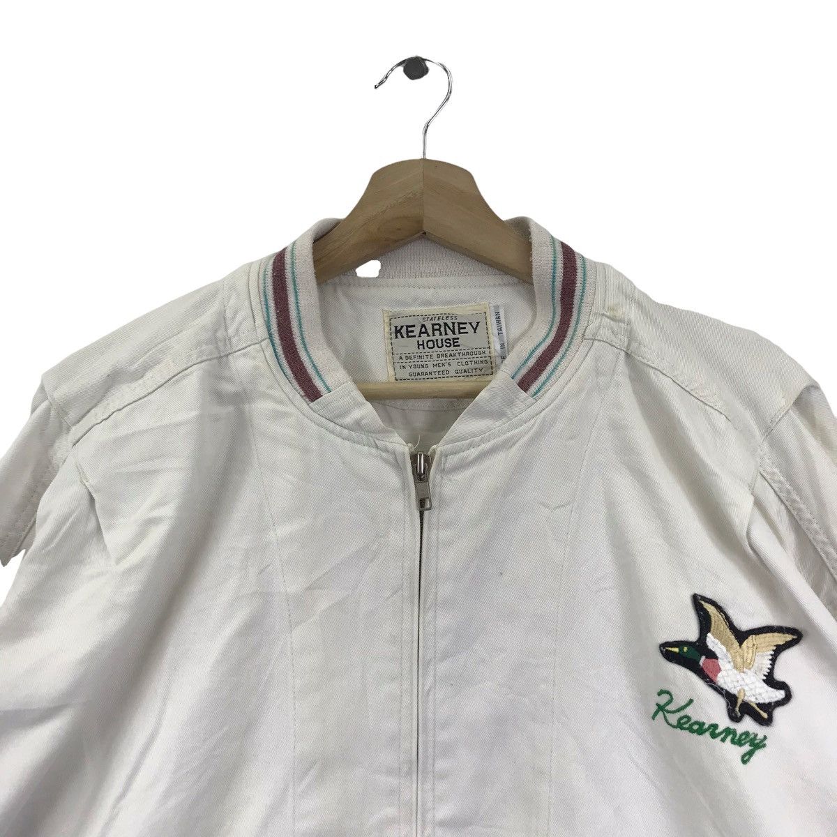 Vintage Vintage KEARNEY HOUSE Embroidered Bomber Jacket Size US L / EU 52-54 / 3 - 4 Thumbnail