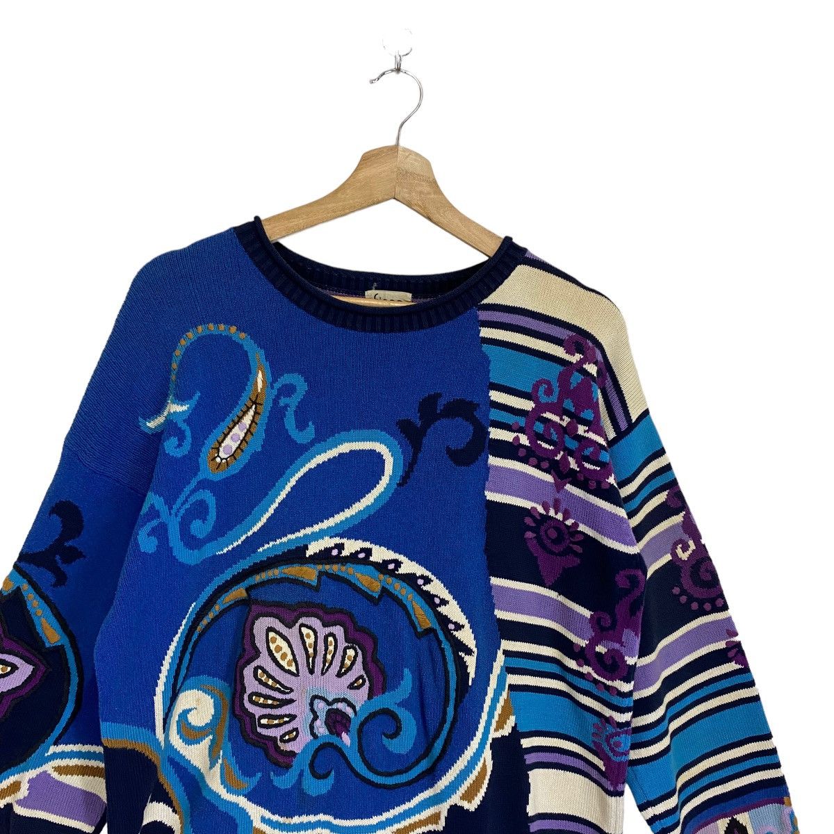 Aran Isles Knitwear × Issey Miyake × Vintage Vintage Ficce Knitwear Size M Size US M / EU 48-50 / 2 - 4 Thumbnail