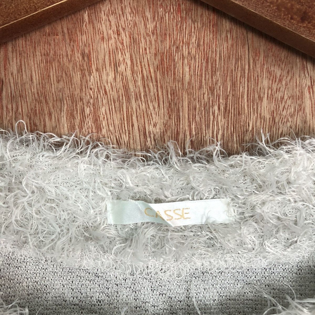 Japanese Brand × Other Casse Brown Shag Shaggy Fur Mohair Knitwear #6621 Size US M / EU 48-50 / 2 - 7 Thumbnail