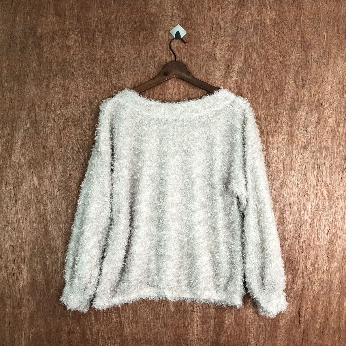 Japanese Brand × Other Casse Brown Shag Shaggy Fur Mohair Knitwear #6621 Size US M / EU 48-50 / 2 - 9 Thumbnail