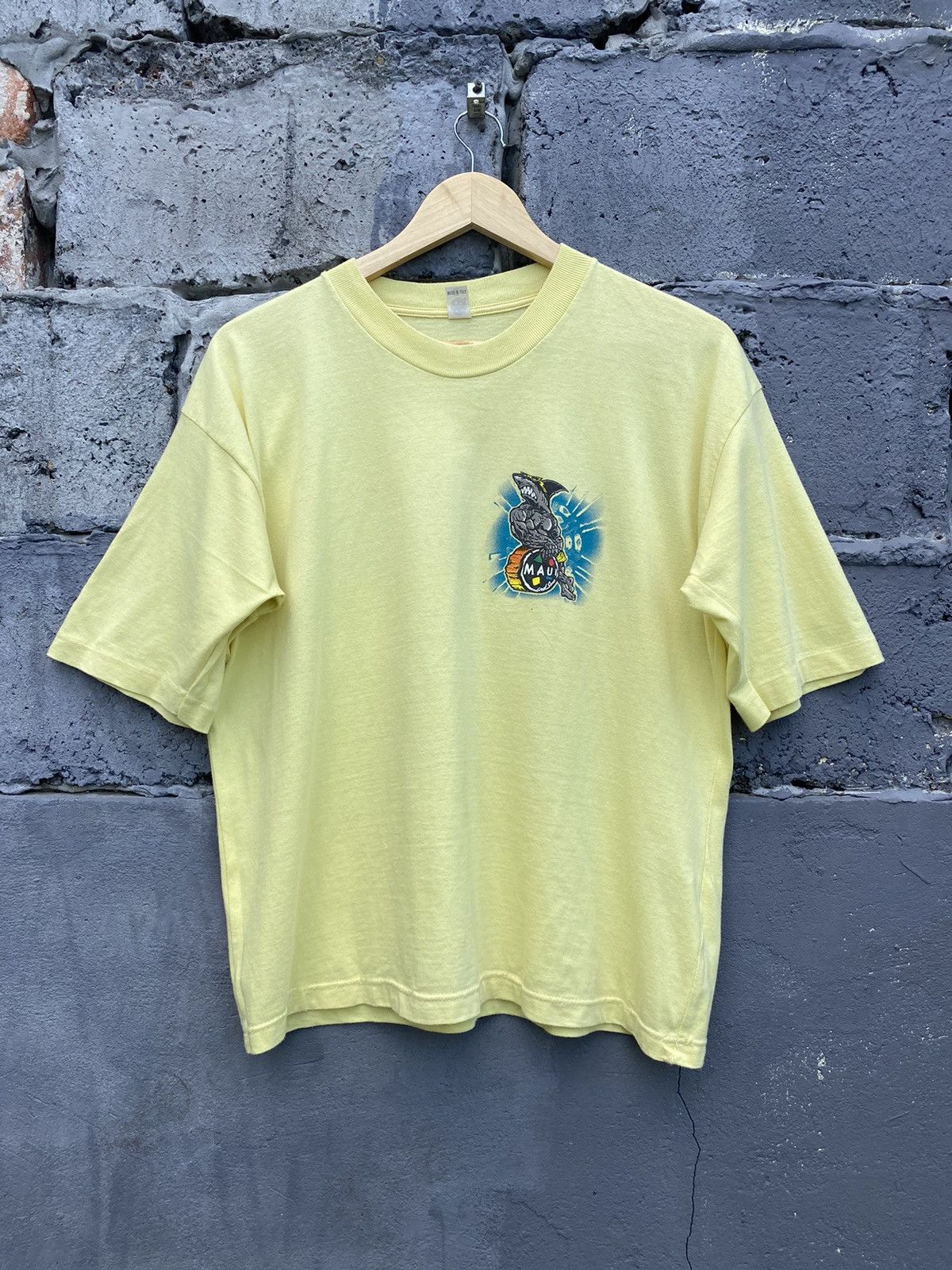 Maui and Sons Vintage Single Stitch Maui and Sons Surfer Shark Tee M Size US M / EU 48-50 / 2 - 3 Thumbnail