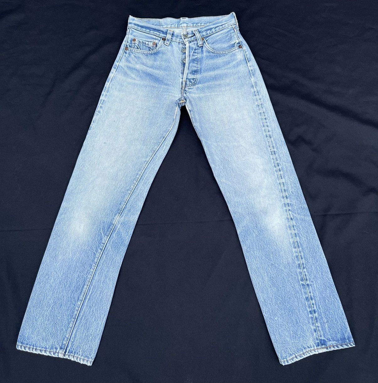 Levi's 501 USA Made Red Ear Vintage - Taille W35 - Années 80 - Redline Denim - Occasion