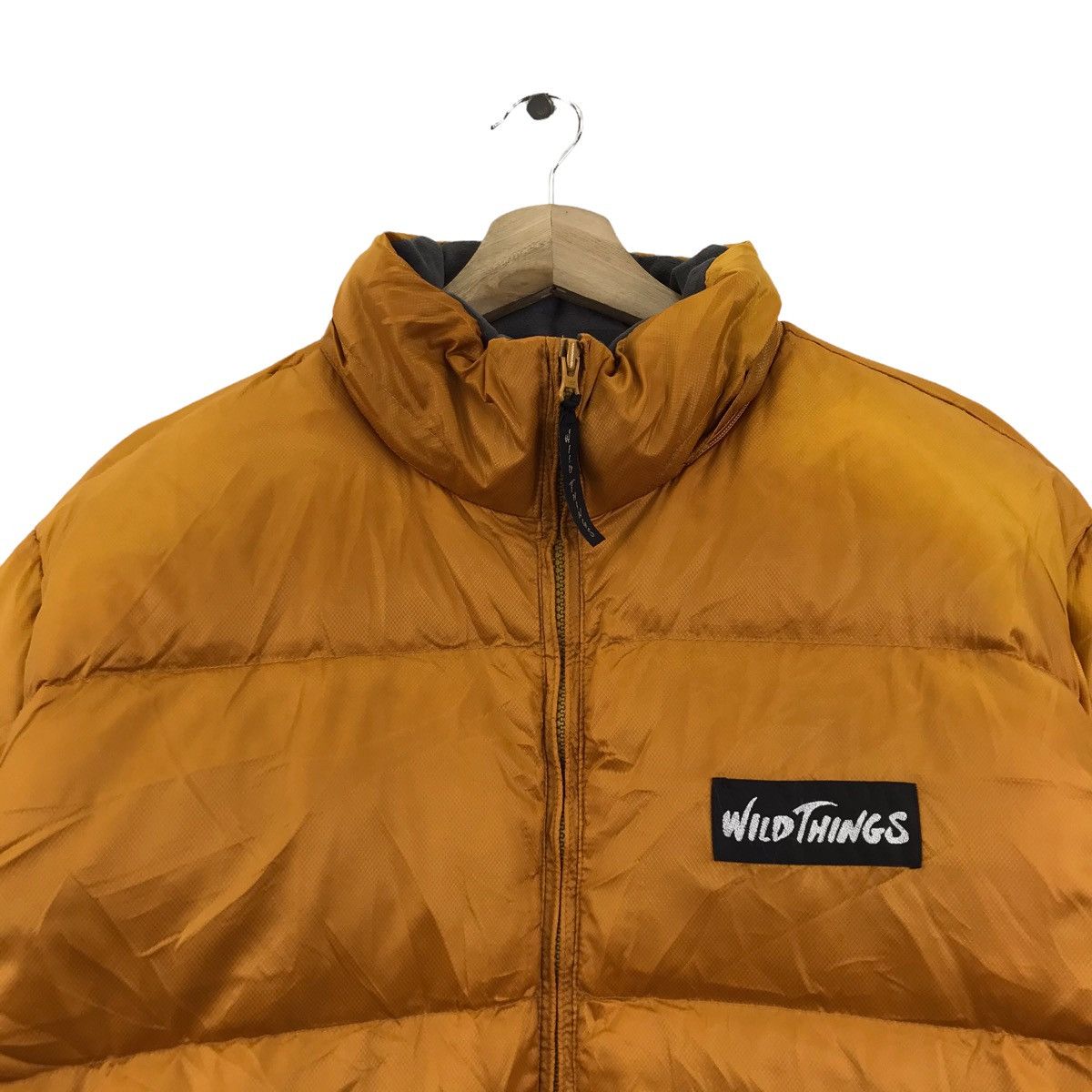 Wild Things Vintage WILD THINGS Puffer Bomber Yellow Jacket Size US S / EU 44-46 / 1 - 2 Thumbnail