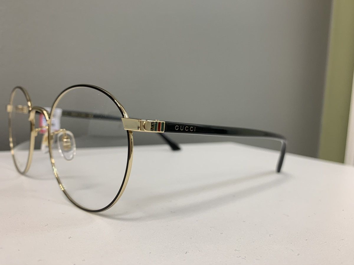 Gucci NEW Gucci GG0297 Round Gold Glasses Eyeglasses Vintage Size ONE SIZE - 2 Thumbnail