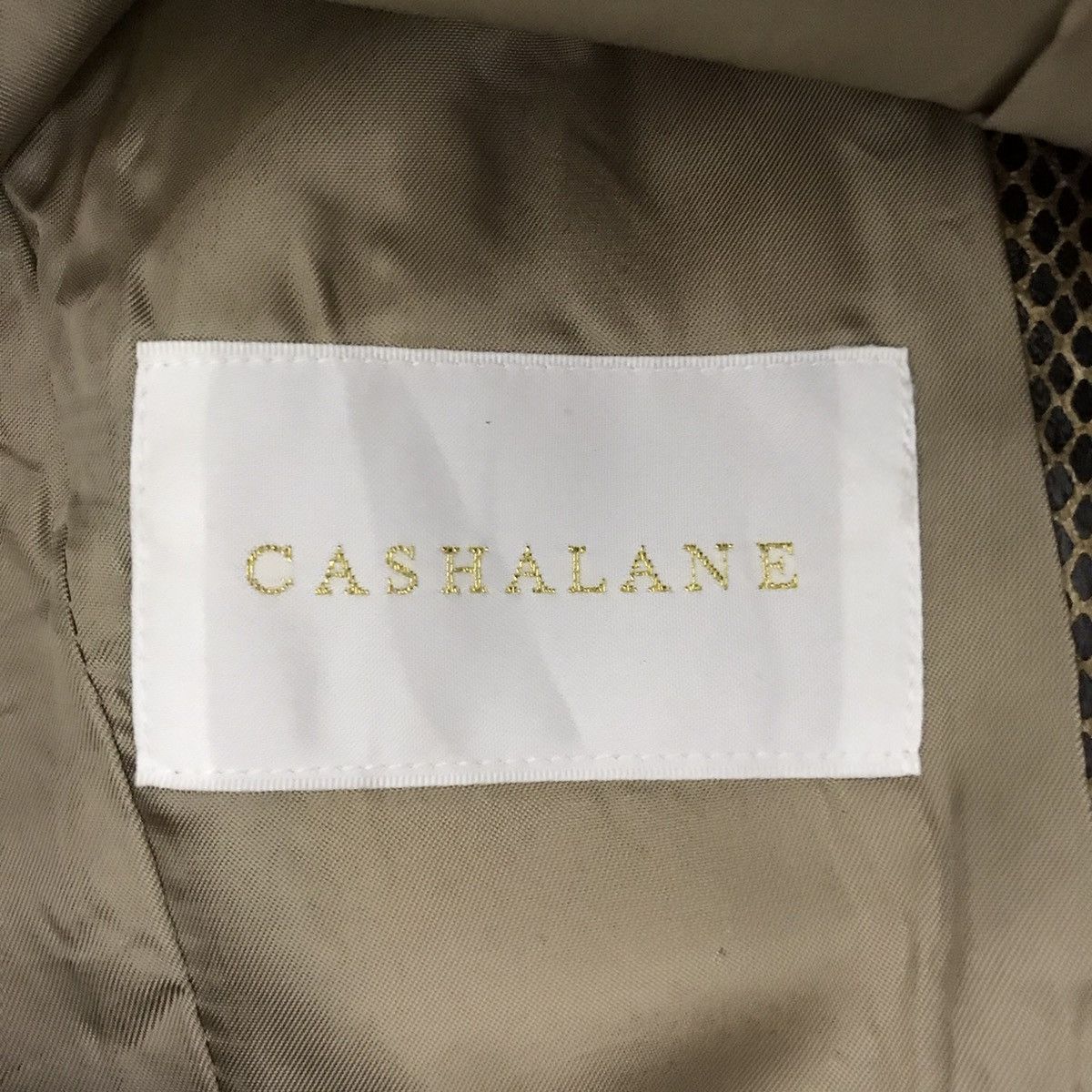 Japanese Brand CASHALANE Snake Skin Japanese Brand Coat Jacket Size US S / EU 44-46 / 1 - 3 Thumbnail