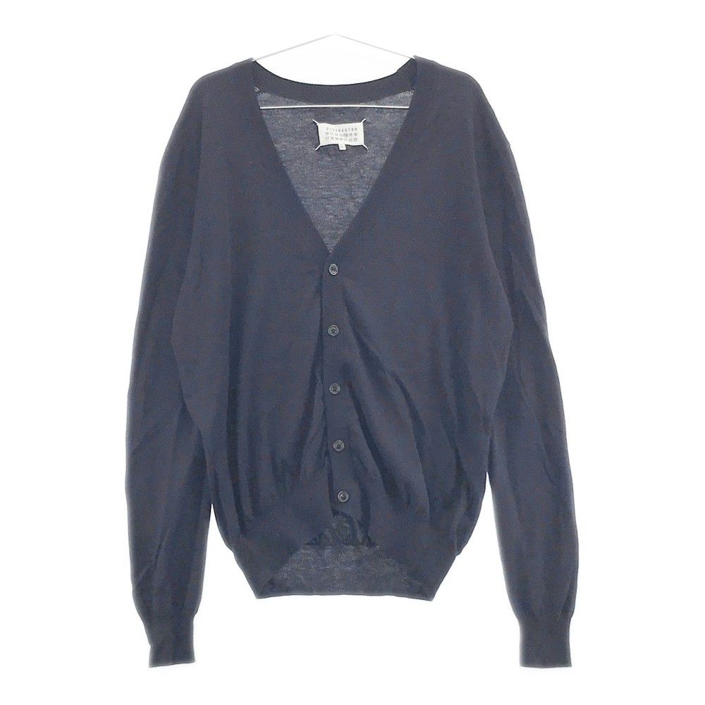 Maison Margiela Navy Patch Cardigan