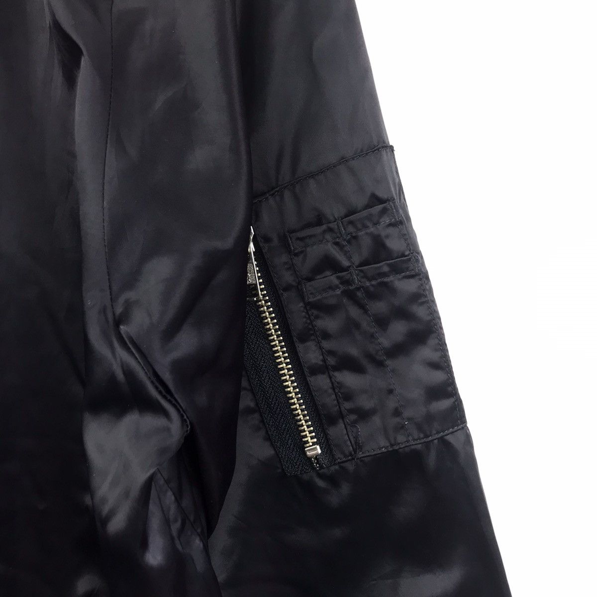 Japanese Brand LIMONTA EAST KOMATSU Back Number Japan Navy Bomber Jacket Size US L / EU 52-54 / 3 - 3 Thumbnail