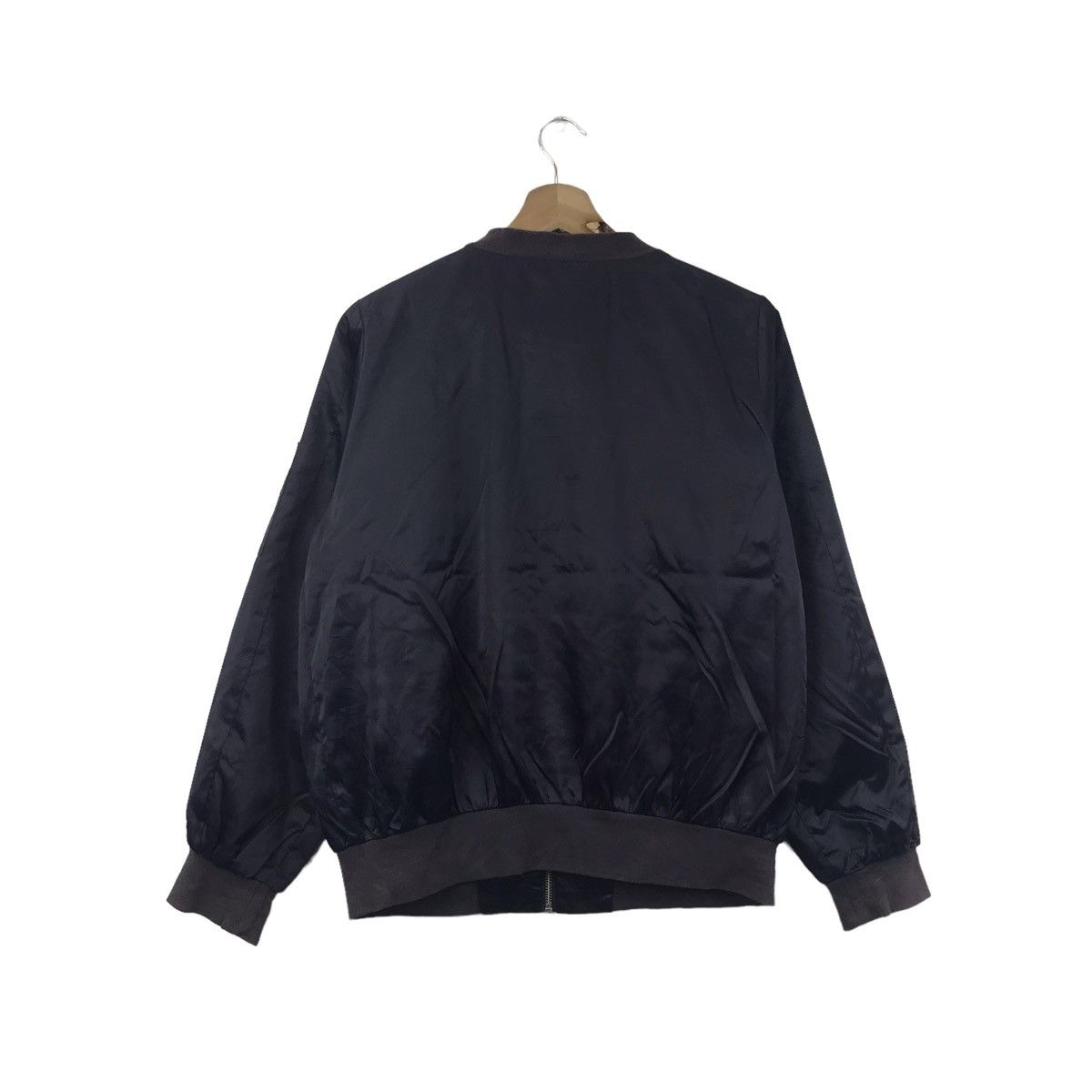 Japanese Brand LIMONTA EAST KOMATSU Back Number Japan Navy Bomber Jacket Size US L / EU 52-54 / 3 - 5 Thumbnail