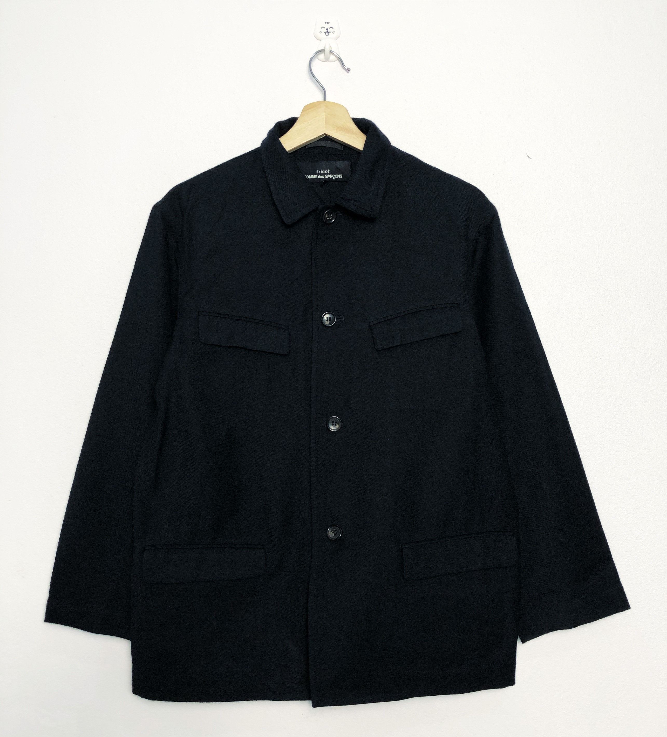 Comme des Garcons Rare Comme Des Garcons Tricots Wool Button Jacket Size US S / EU 44-46 / 1 - 1 Thumbnail