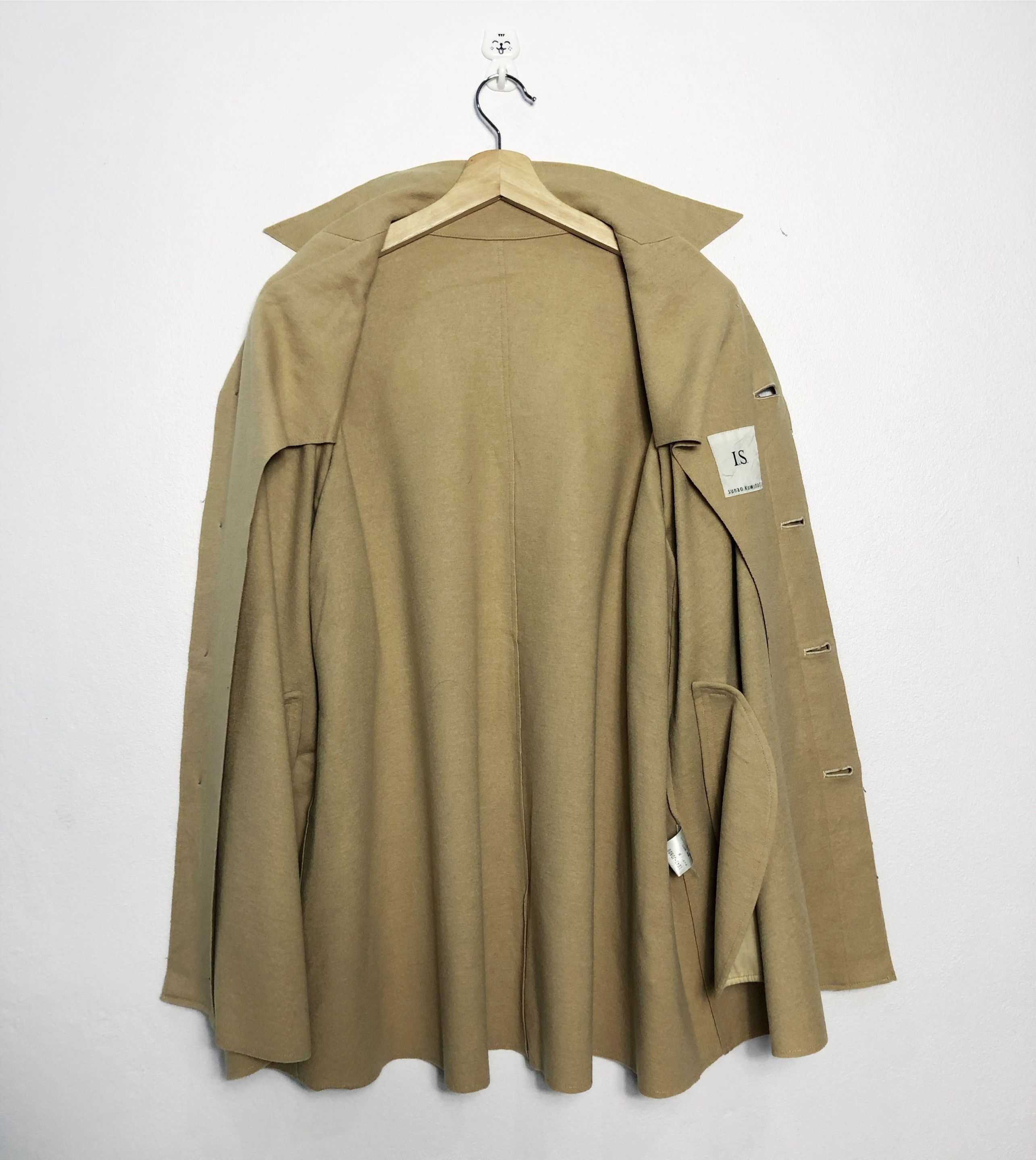 Issey Miyake Rare Issey Miyake Sunao Kuwahara IS Wool Jacket Coat Size US M / EU 48-50 / 2 - 8 Thumbnail