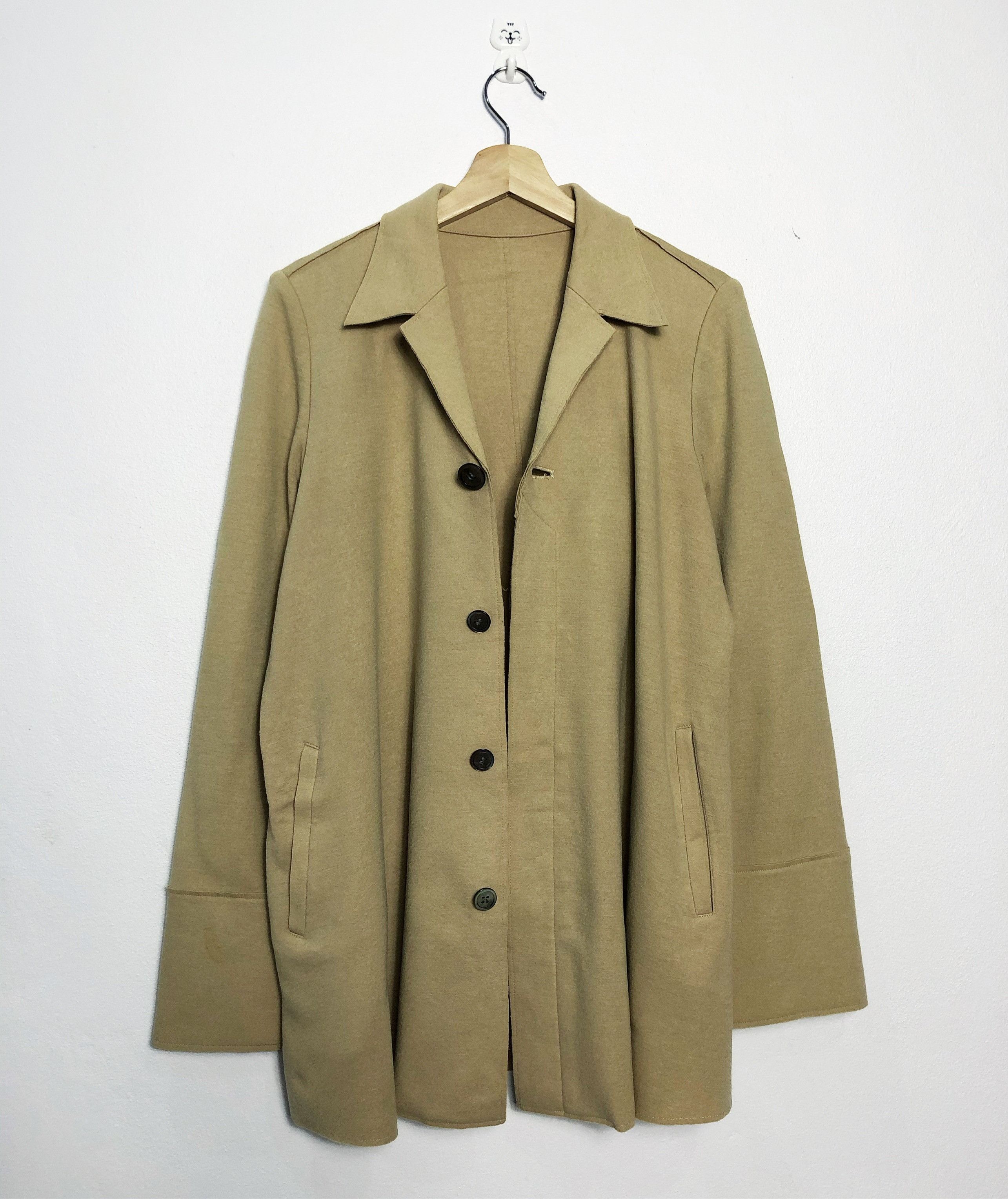 image of Issey Miyake Sunao Kuwahara Is Wool Jacket Coat in Brown, Men's (Size Medium)