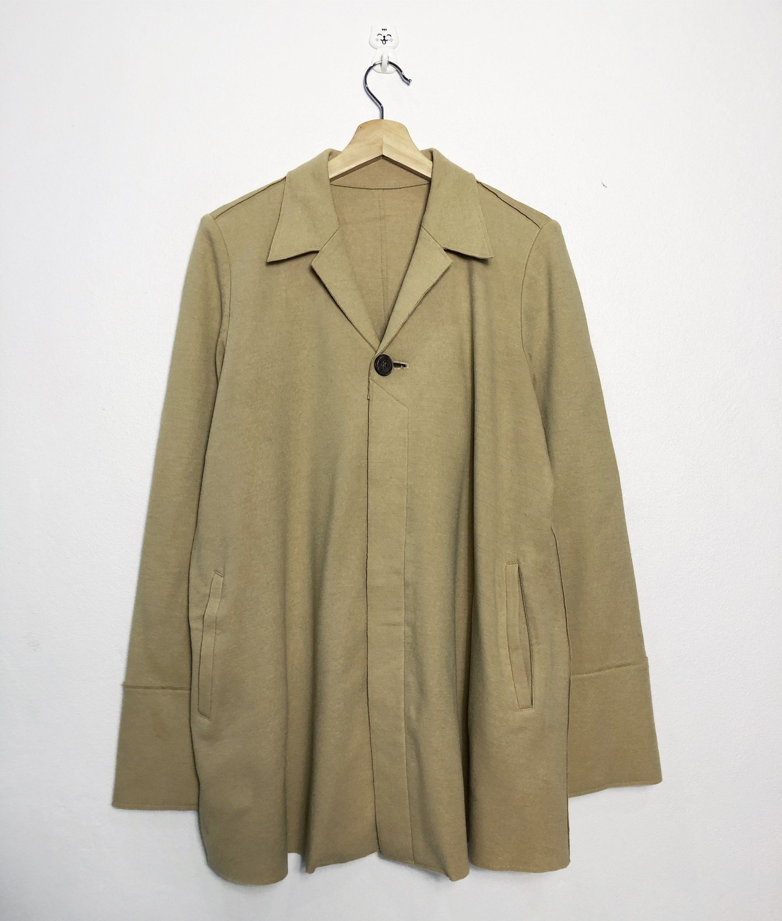 Issey Miyake Rare Issey Miyake Sunao Kuwahara IS Wool Jacket Coat Size US M / EU 48-50 / 2 - 2 Thumbnail