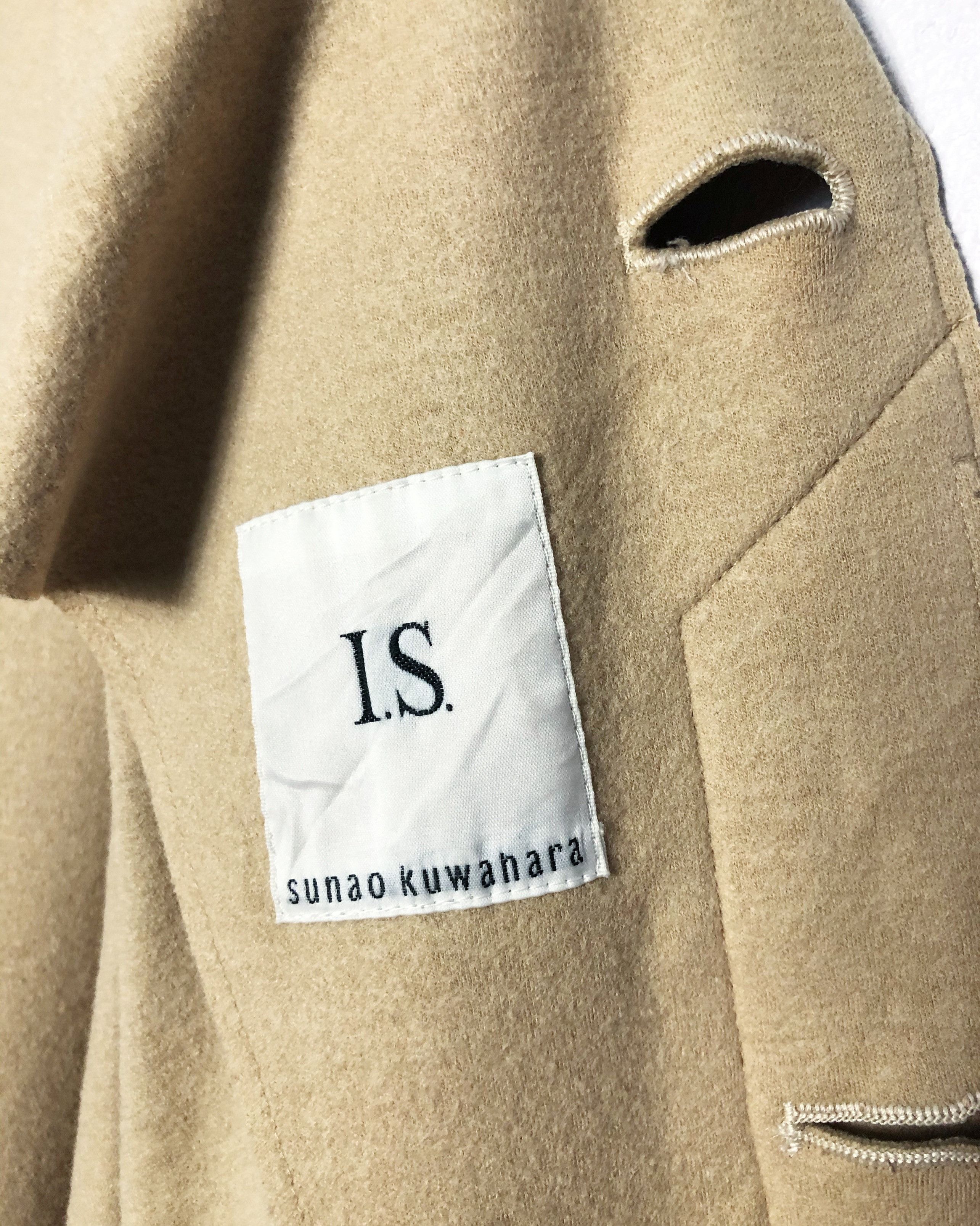 Issey Miyake Rare Issey Miyake Sunao Kuwahara IS Wool Jacket Coat Size US M / EU 48-50 / 2 - 9 Thumbnail