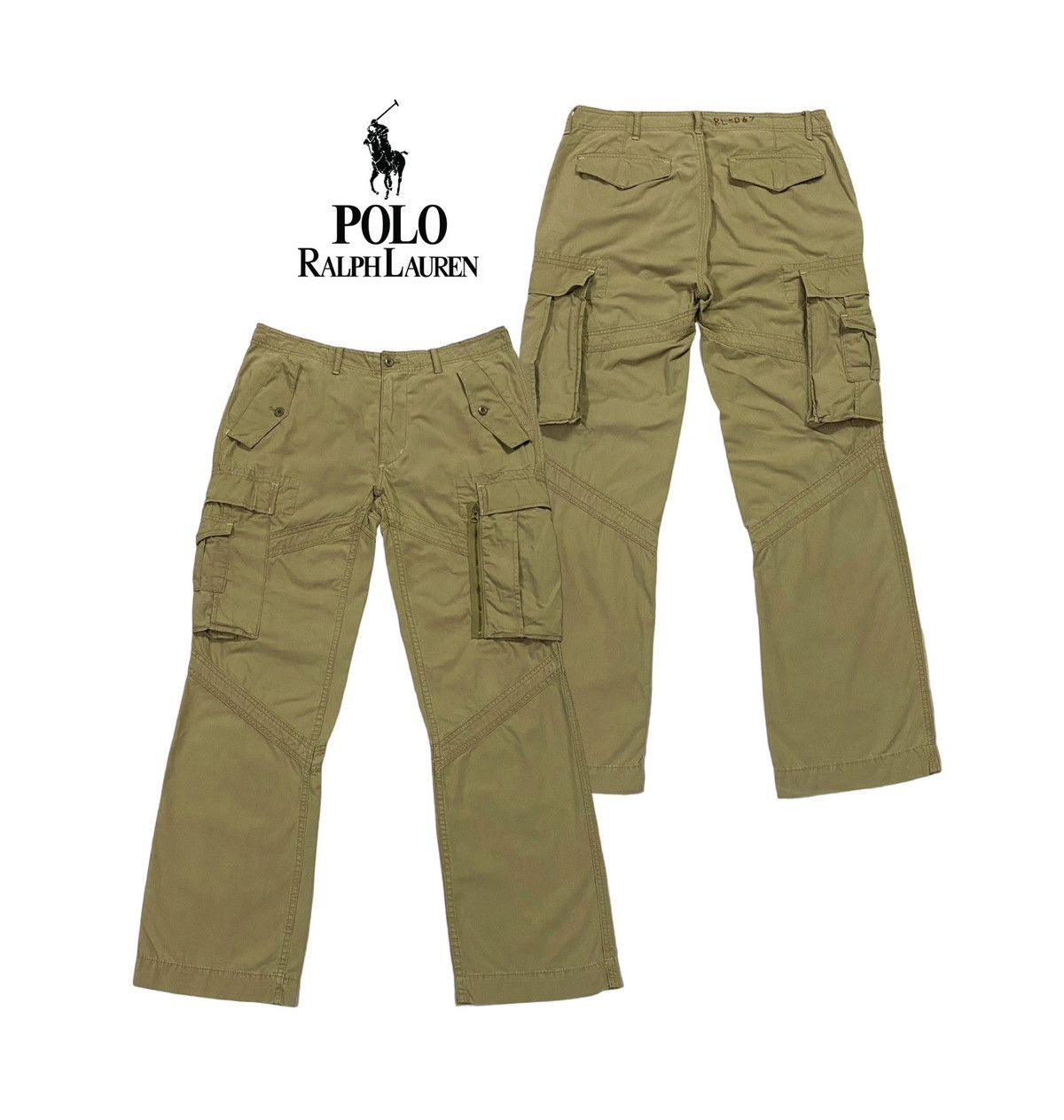 Polo Ralph Lauren × Ralph Lauren Vintage Polo By Ralph Lauren Tactical Cargo Pants Size US 33 - 1 Thumbnail