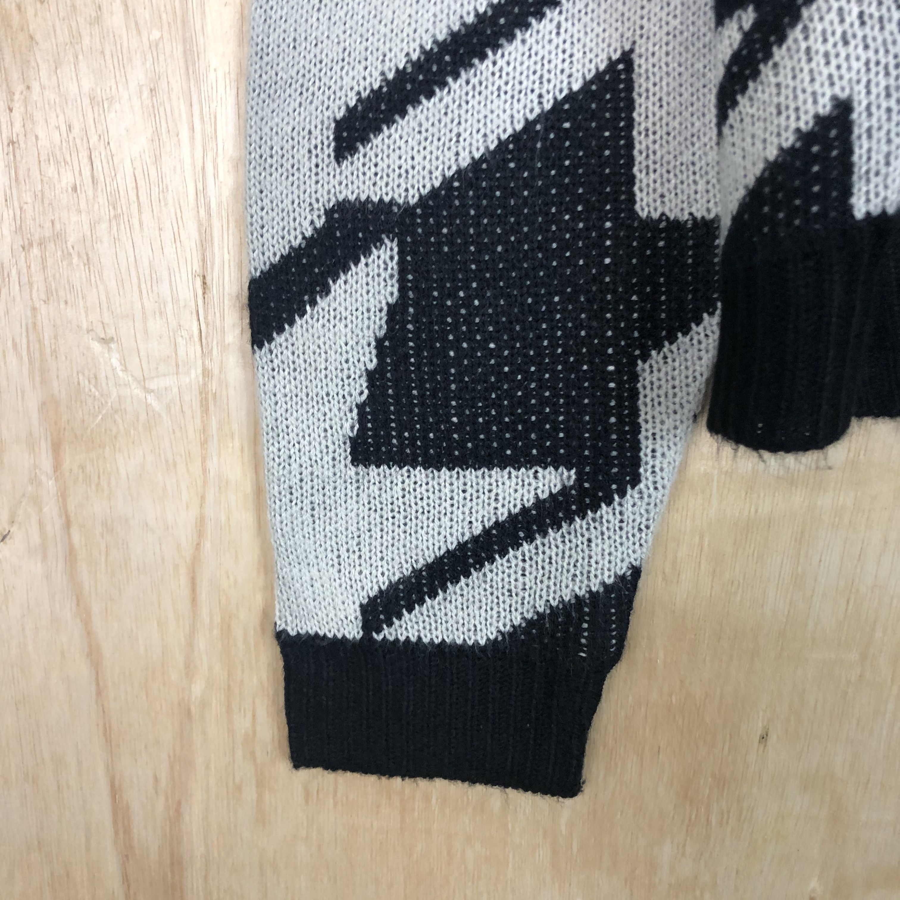 Homespun Knitwear × Japanese Brand DLL H.O.B black white star meticulous knitwear #c037 Size US L / EU 52-54 / 3 - 6 Thumbnail