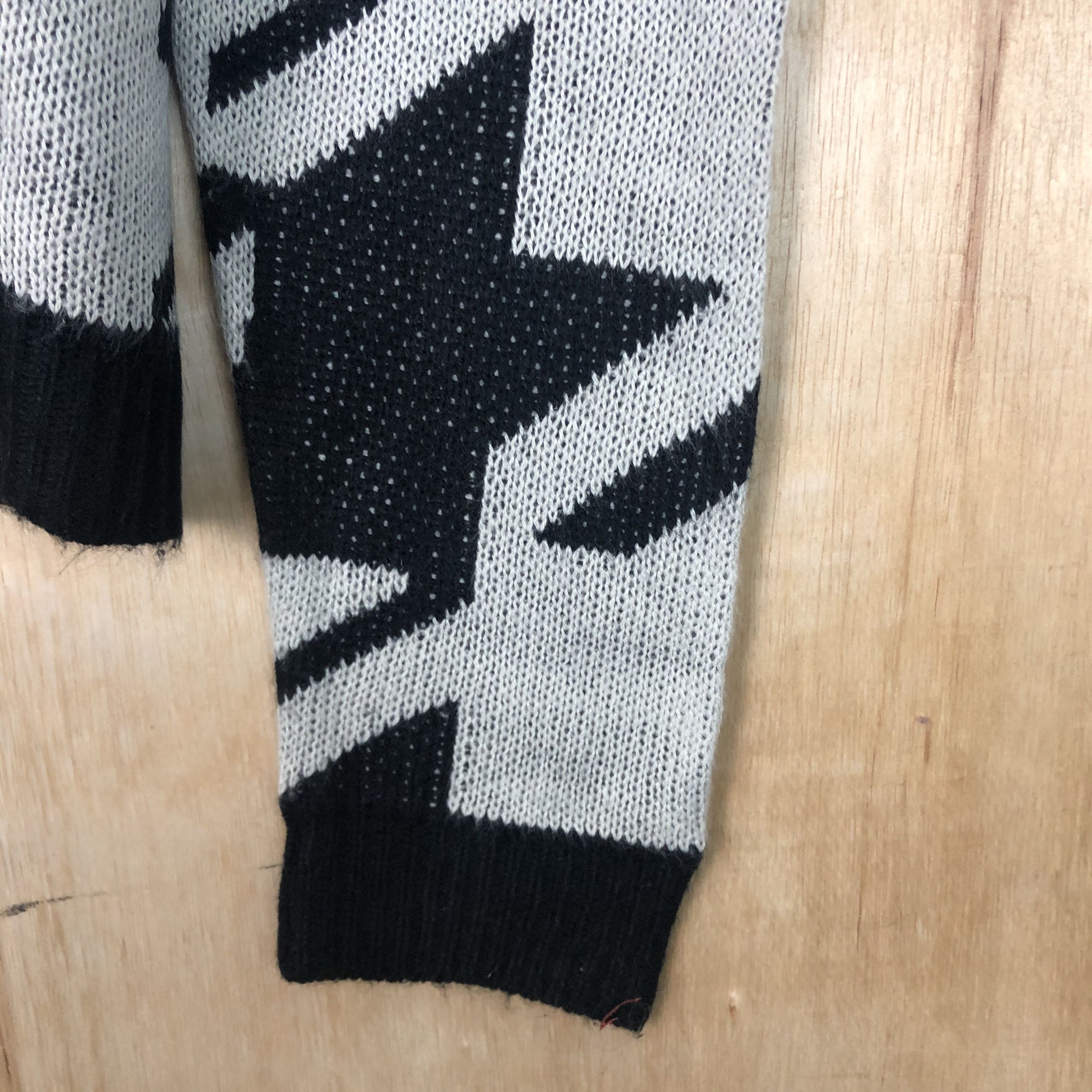 Homespun Knitwear × Japanese Brand DLL H.O.B black white star meticulous knitwear #c037 Size US L / EU 52-54 / 3 - 4 Thumbnail
