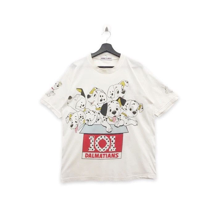 Cartoon Network × Vintage Rare!! Crazy T-shirt 101 Dalmatians Puppies Graphic!! Size US XL / EU 56 / 4 - 1 Thumbnail