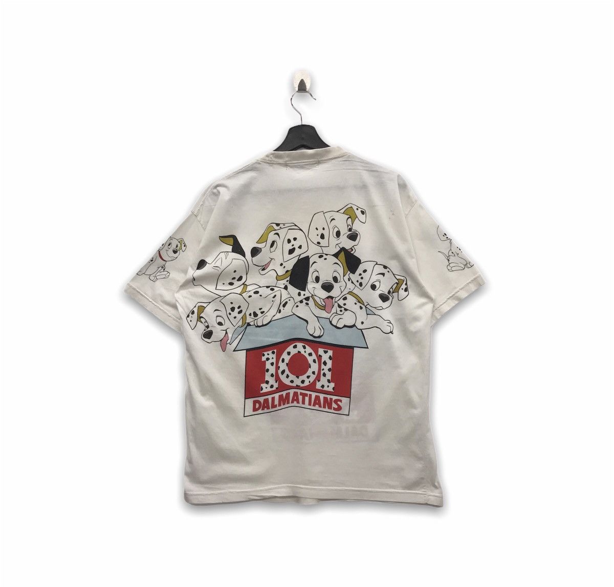 Cartoon Network × Vintage Rare!! Crazy T-shirt 101 Dalmatians Puppies Graphic!! Size US XL / EU 56 / 4 - 2 Thumbnail