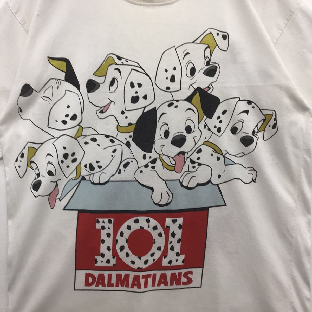 Cartoon Network × Vintage Rare!! Crazy T-shirt 101 Dalmatians Puppies Graphic!! Size US XL / EU 56 / 4 - 8 Thumbnail