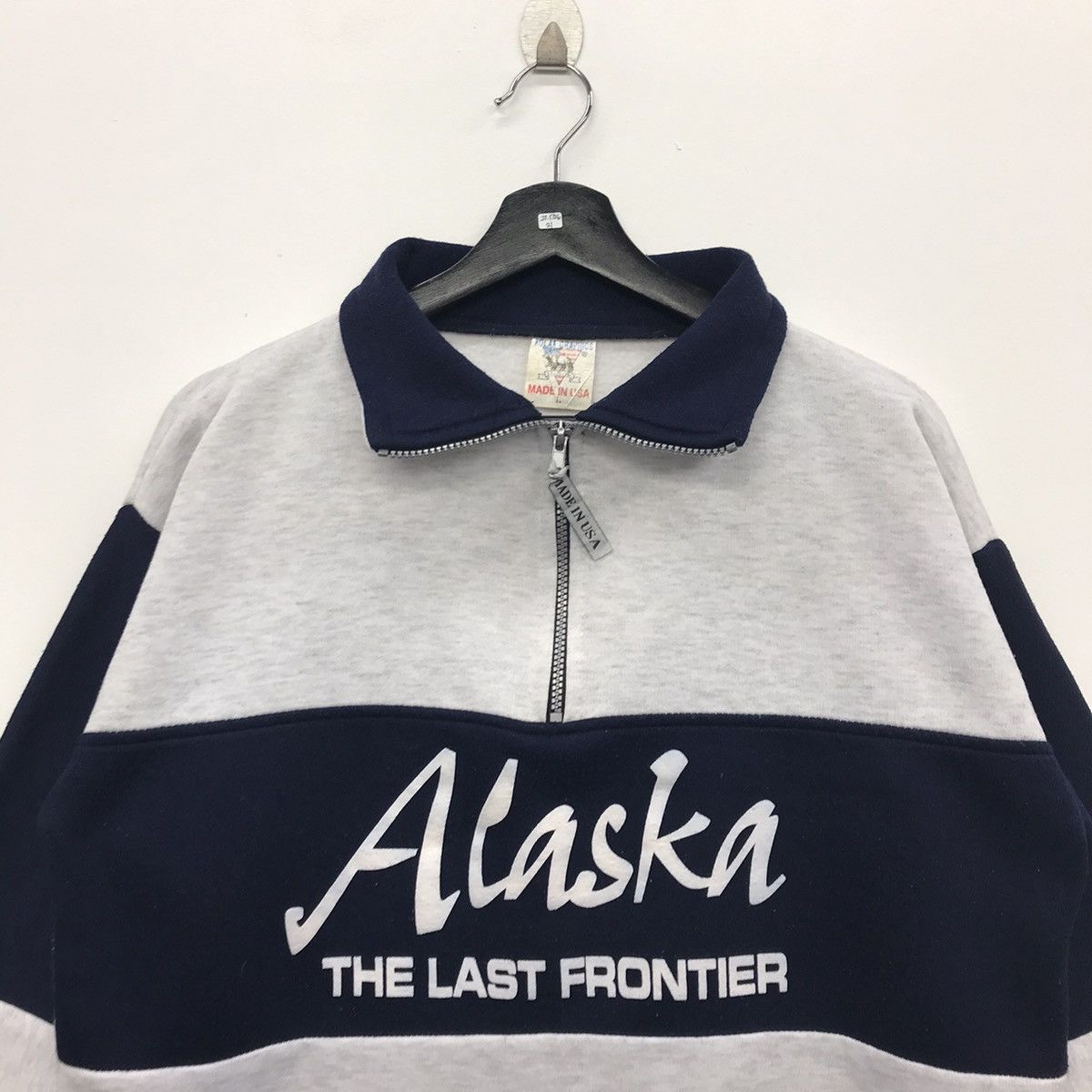 Vintage Rare!! Vintage Alaska The Last Frontier Half Zipper Size US L / EU 52-54 / 3 - 2 Thumbnail