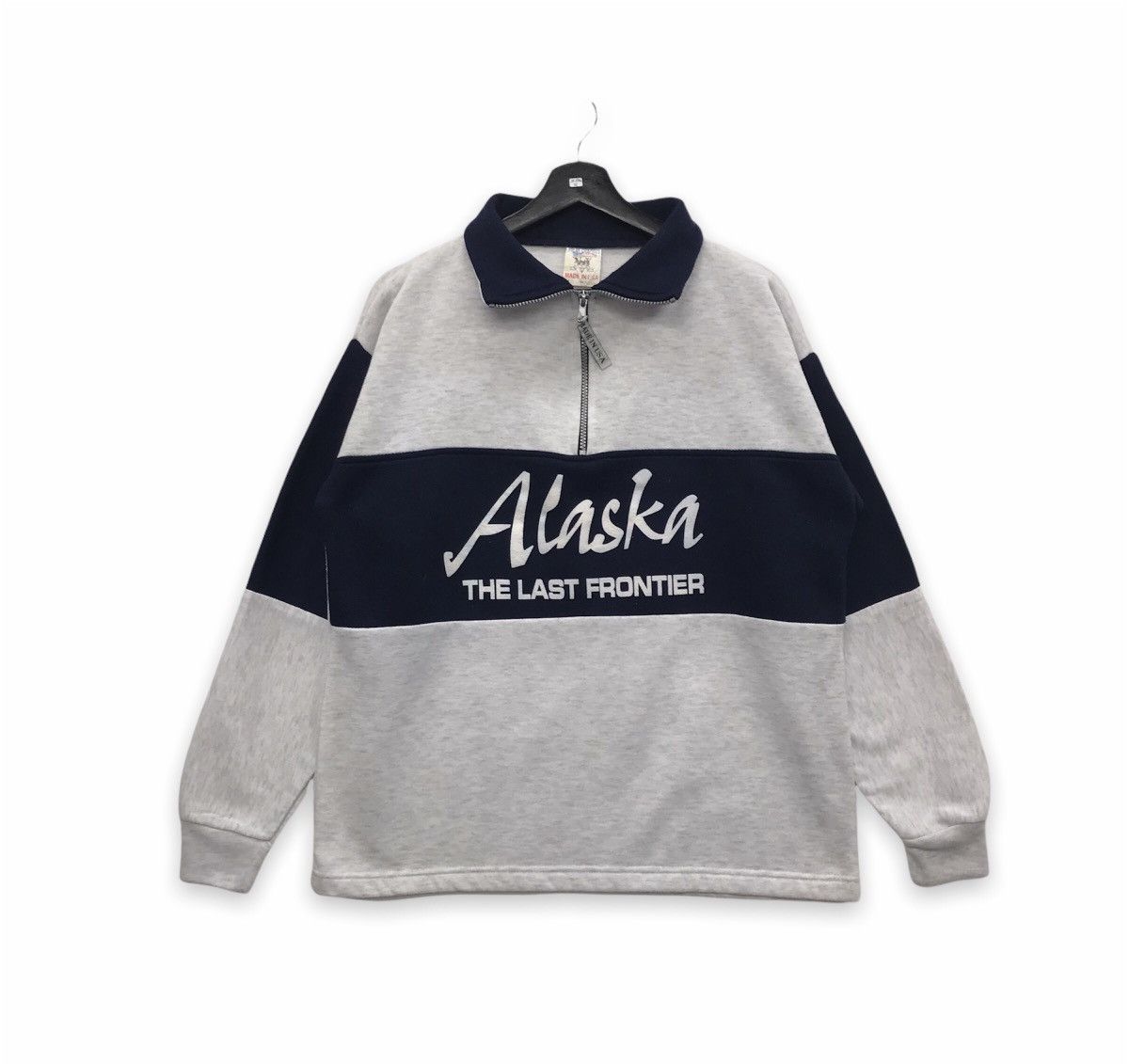 Vintage Rare!! Vintage Alaska The Last Frontier Half Zipper Size US L / EU 52-54 / 3 - 1 Thumbnail