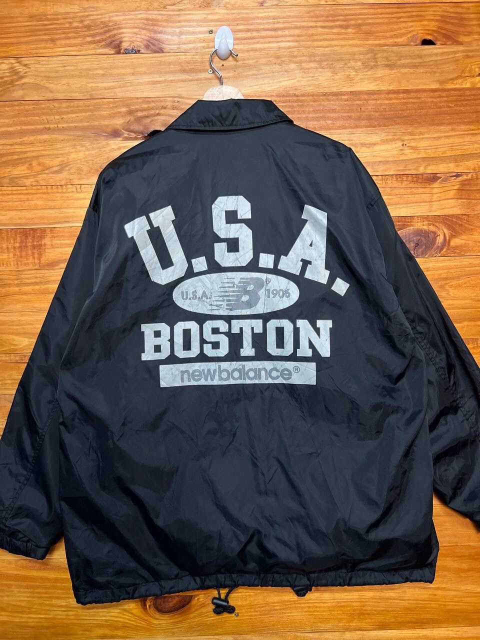 New Balance NEW BALANCE BOSTON SPELLOUT COACH JACKET Size US M / EU 48-50 / 2 - 7 Thumbnail