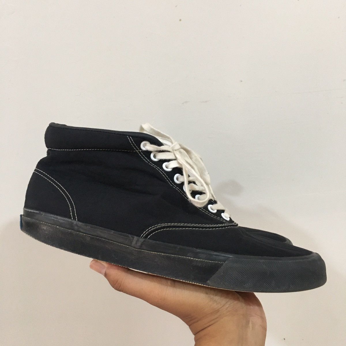 Keds vintage keds mid cut black nylon Size US 9.5 / EU 42-43 - 2 Thumbnail