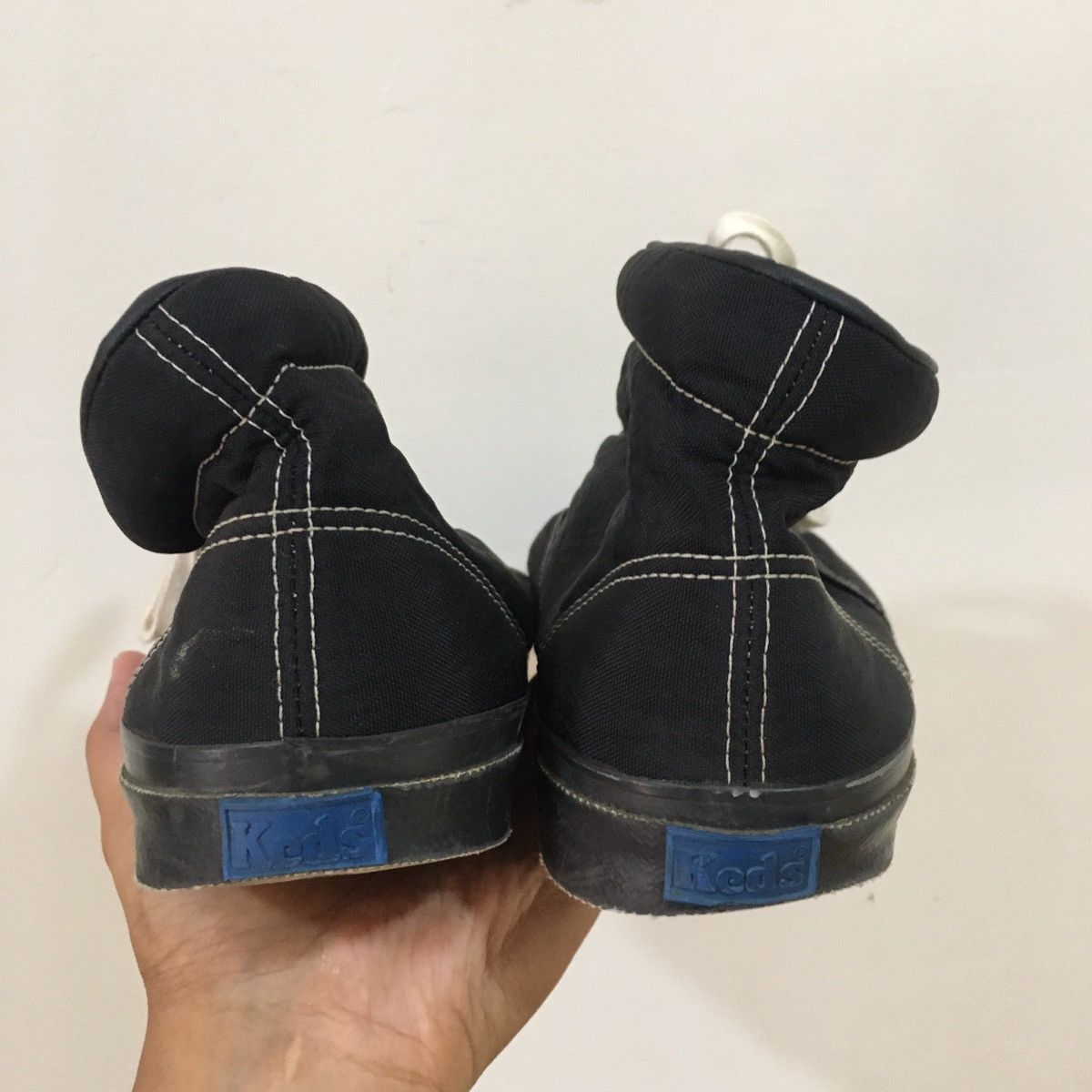 Keds vintage keds mid cut black nylon Size US 9.5 / EU 42-43 - 3 Thumbnail