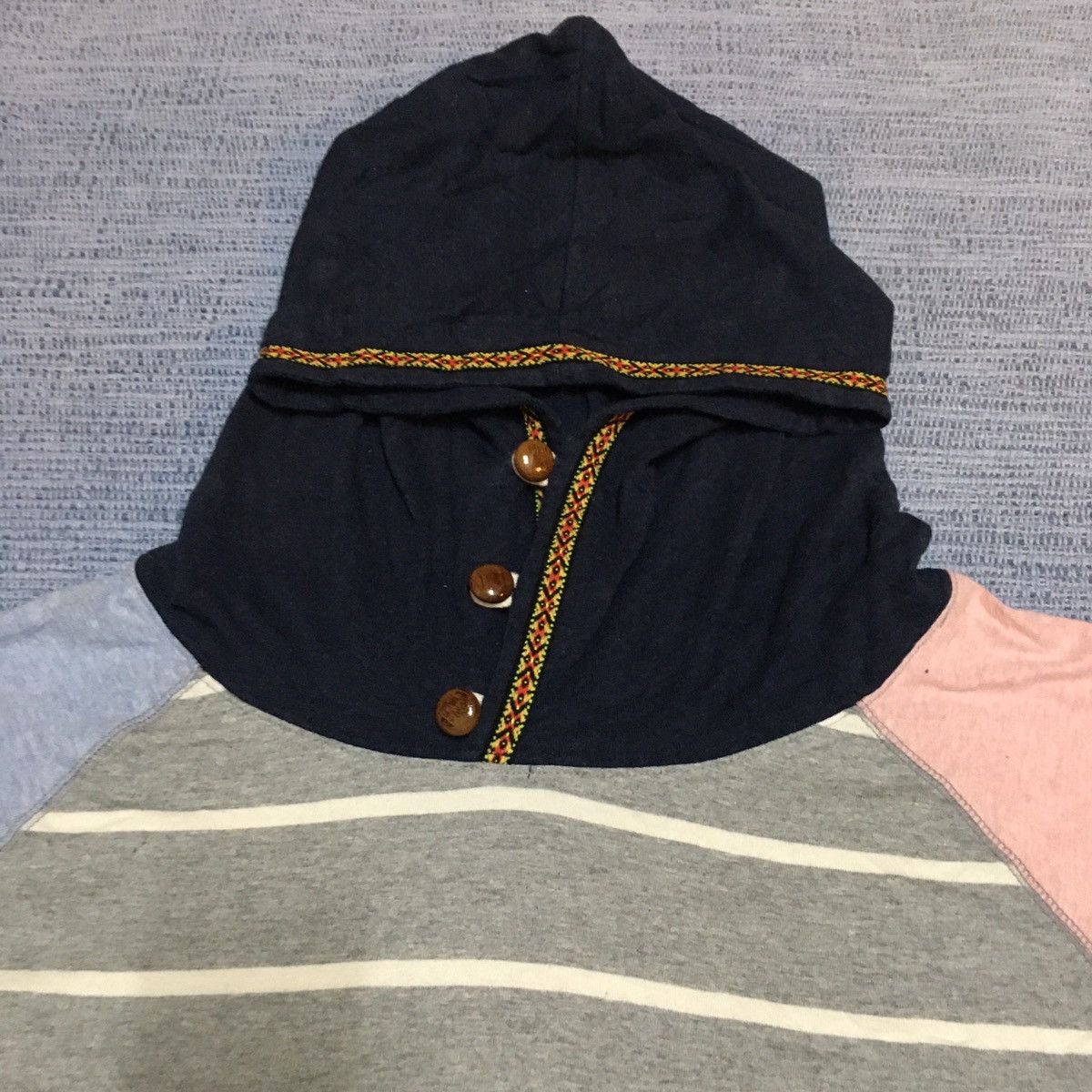 go slow caravan multicolor short sleeve hoodie Size US L / EU 52-54 / 3 - 2 Thumbnail