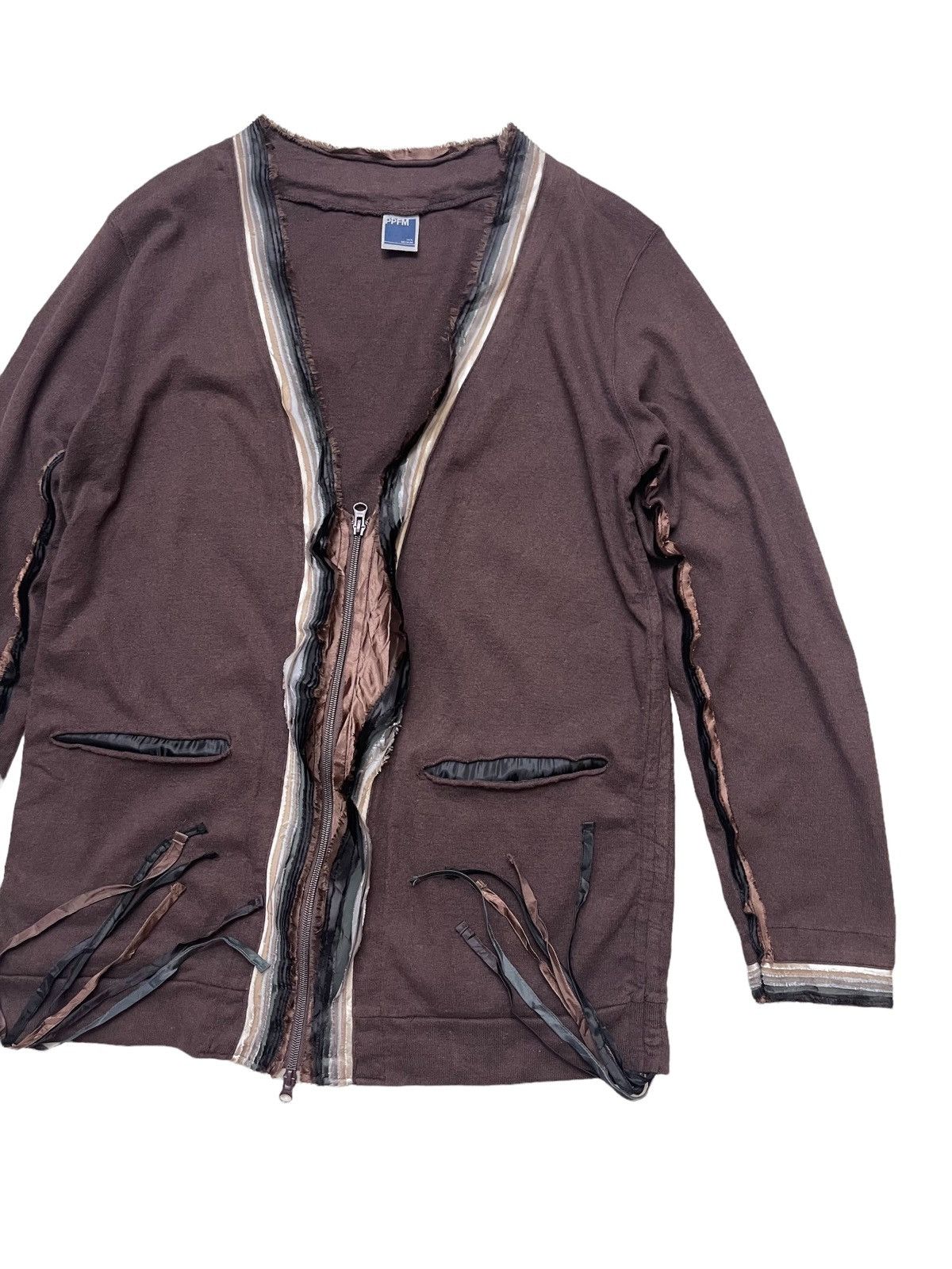 PPFM PPFM Reconstruct Distressed Cardigan Jacket Size US M / EU 48-50 / 2 - 4 Thumbnail