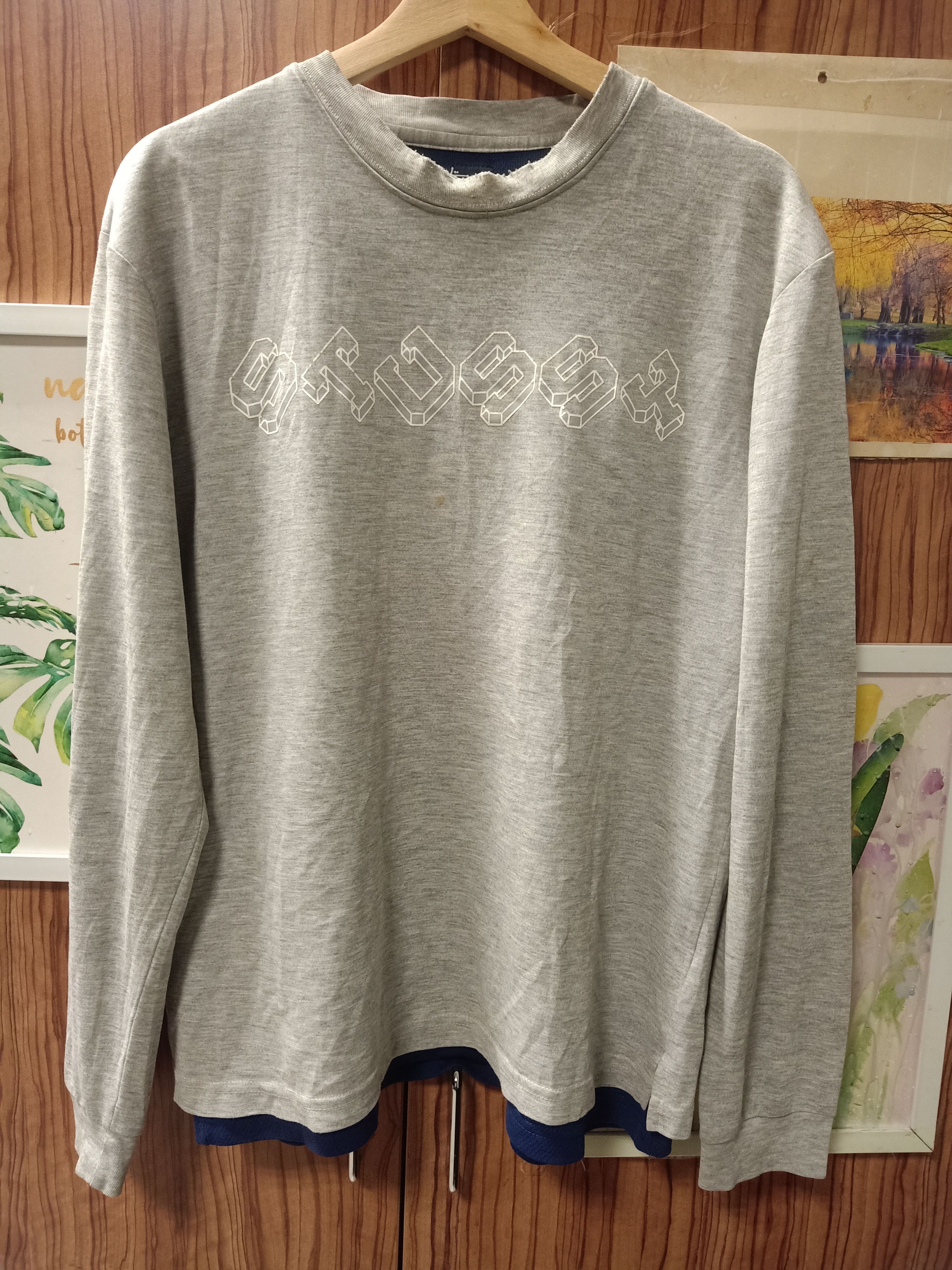 Stussy × Vintage t shirt long sleeve stussy very rare Size US M / EU 48-50 / 2 - 1 Thumbnail