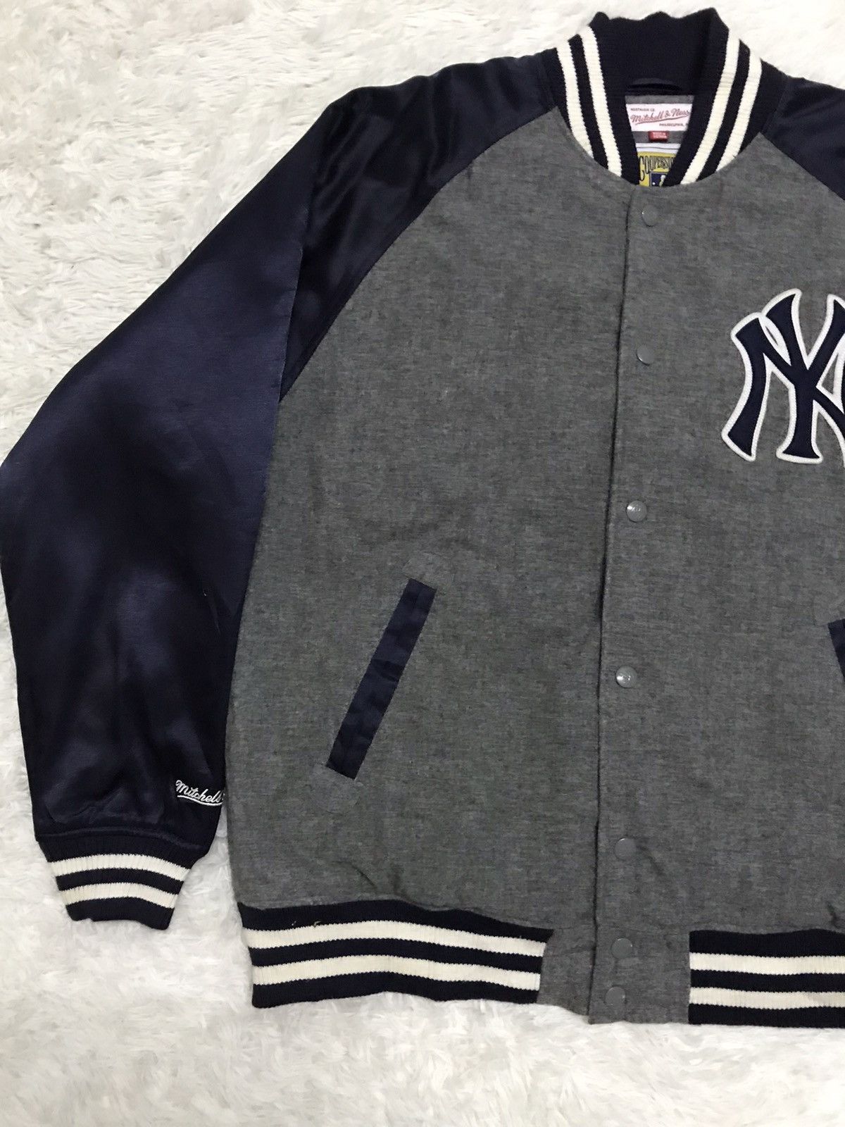 Cooperstown Collection Vtg NY Cooperstown Collection Jacket by Mitchell & Ness Size US XL / EU 56 / 4 - 3 Thumbnail