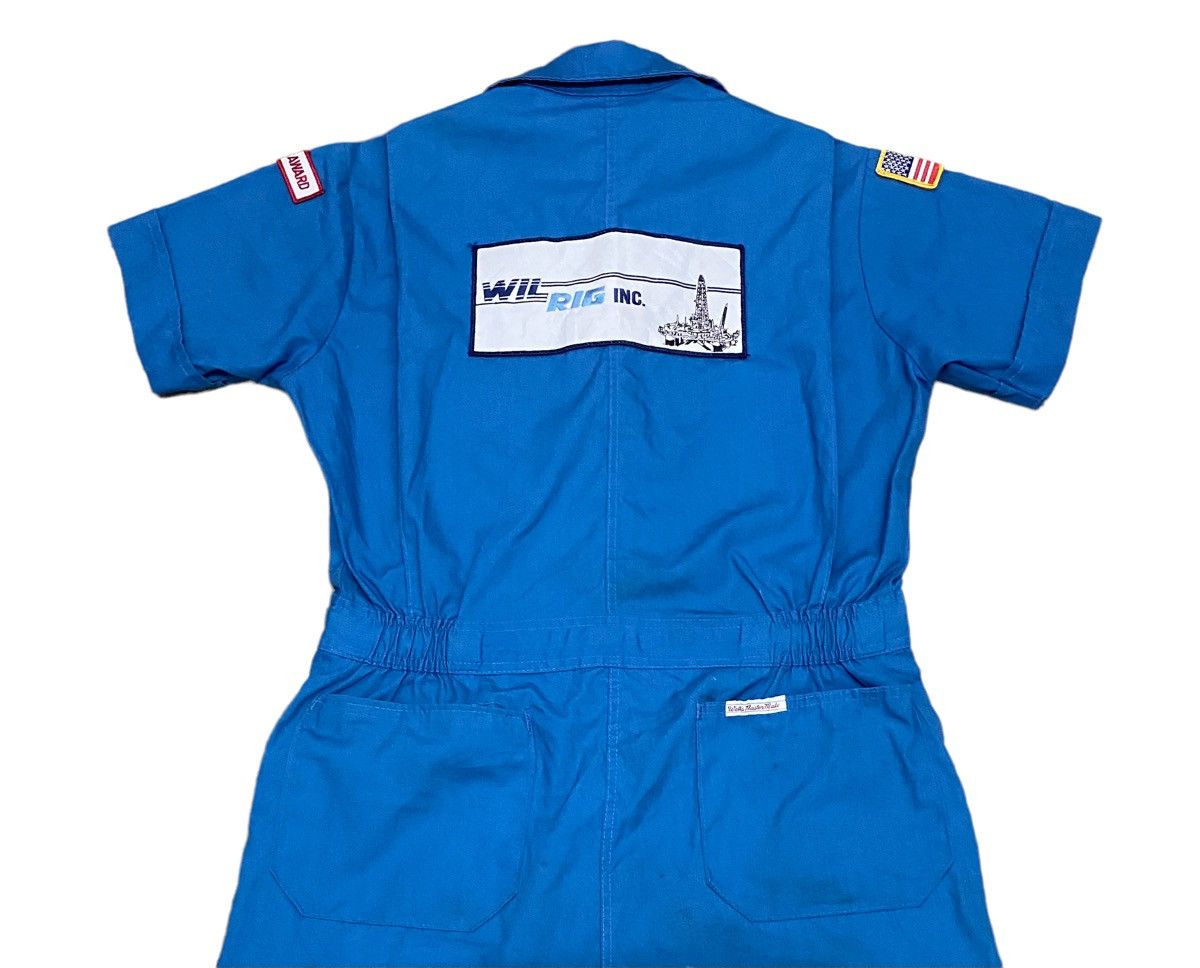 Vintage 90s Vintage RIG COMPANY Oil and Gas Uniform Jumpsuit Size US 30 / EU 46 - 5 Thumbnail