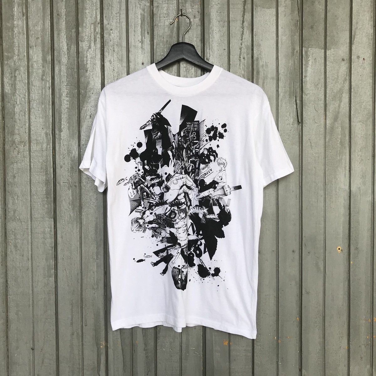 Anime × Vintage *‼️Vintage NEON GENESIS EVANGELION 90s anime tshirt Size US M / EU 48-50 / 2 - 1 Thumbnail