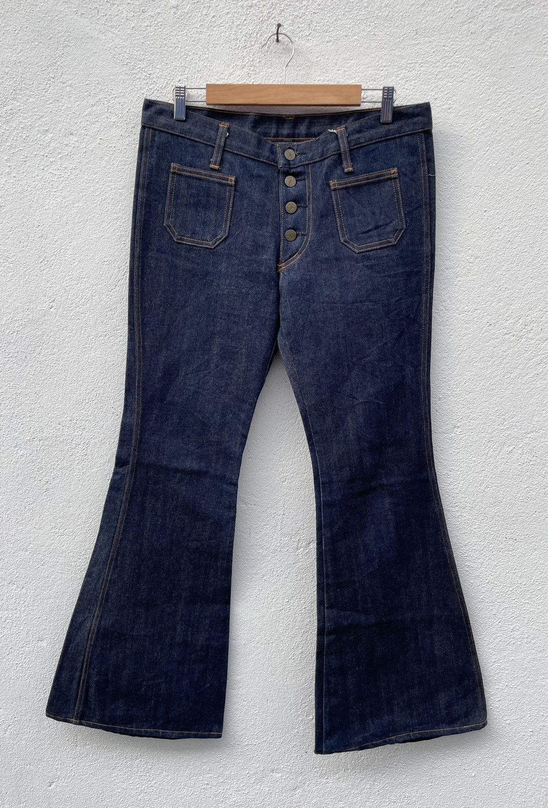 Japanese Brand Japan Brand Bootcut Flare Denim Jeans Made In Japan Size US 34 / EU 50 - 1 Thumbnail