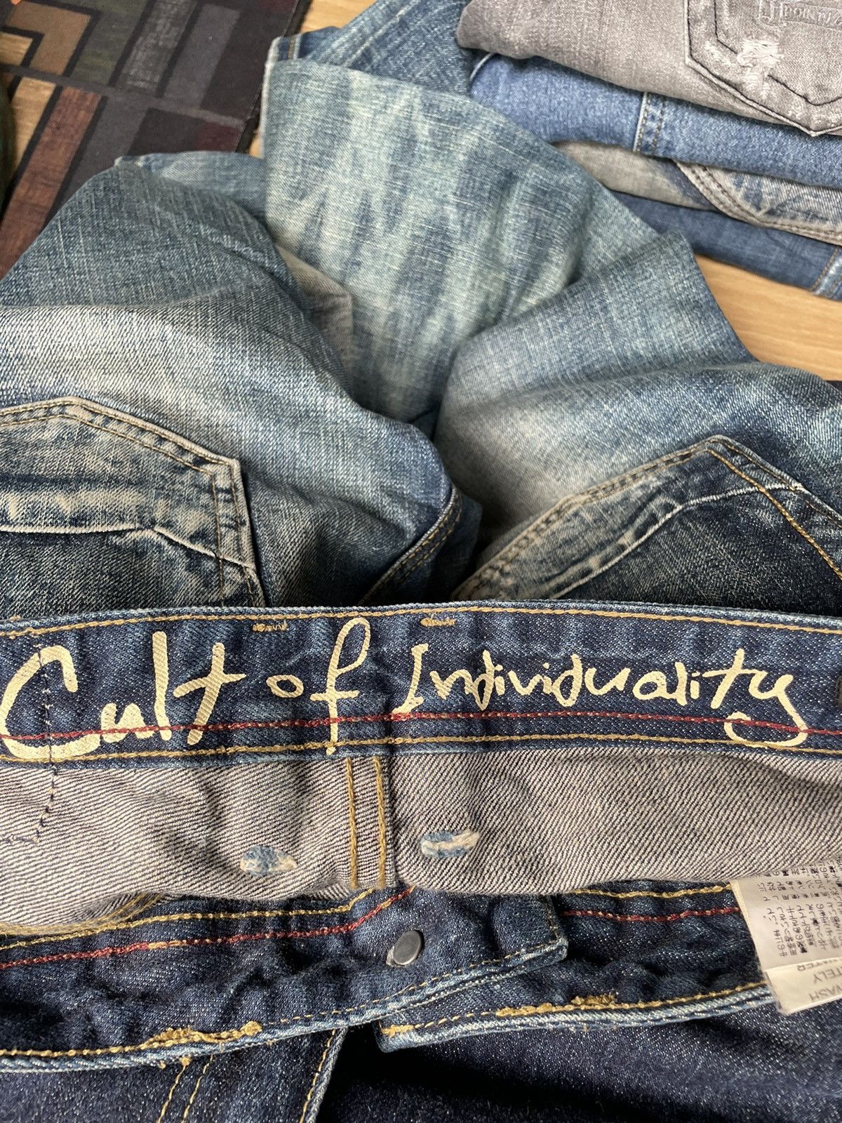 Japanese Brand Japanese Denim Cult of Individuality Slim Fit Jeans Size US 32 / EU 48 - 13 Thumbnail
