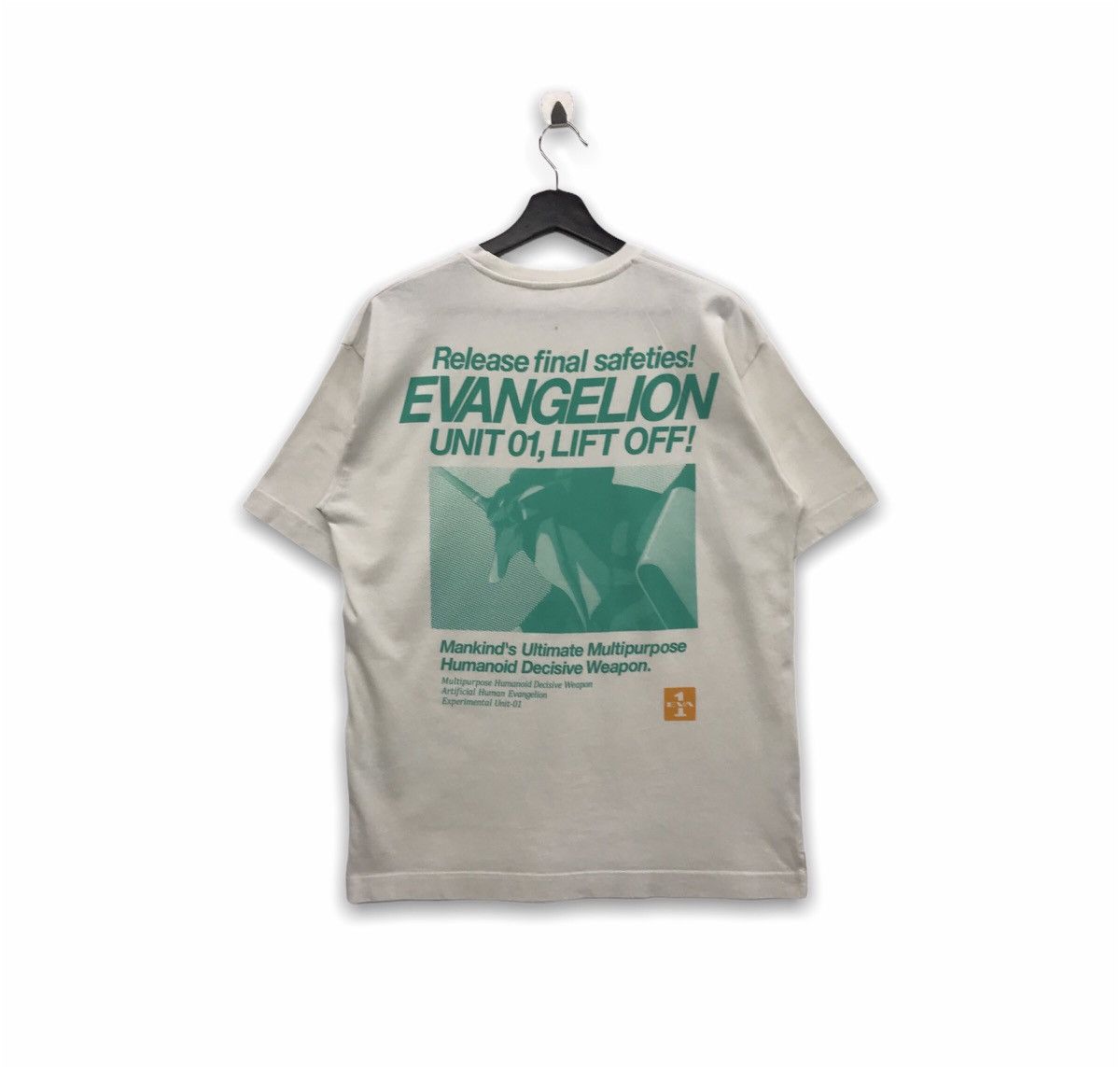 Anime × Cartoon Network × Japanese Brand Rare!! Japanese Brand GU X Evangelion Tee Size US M / EU 48-50 / 2 - 1 Thumbnail