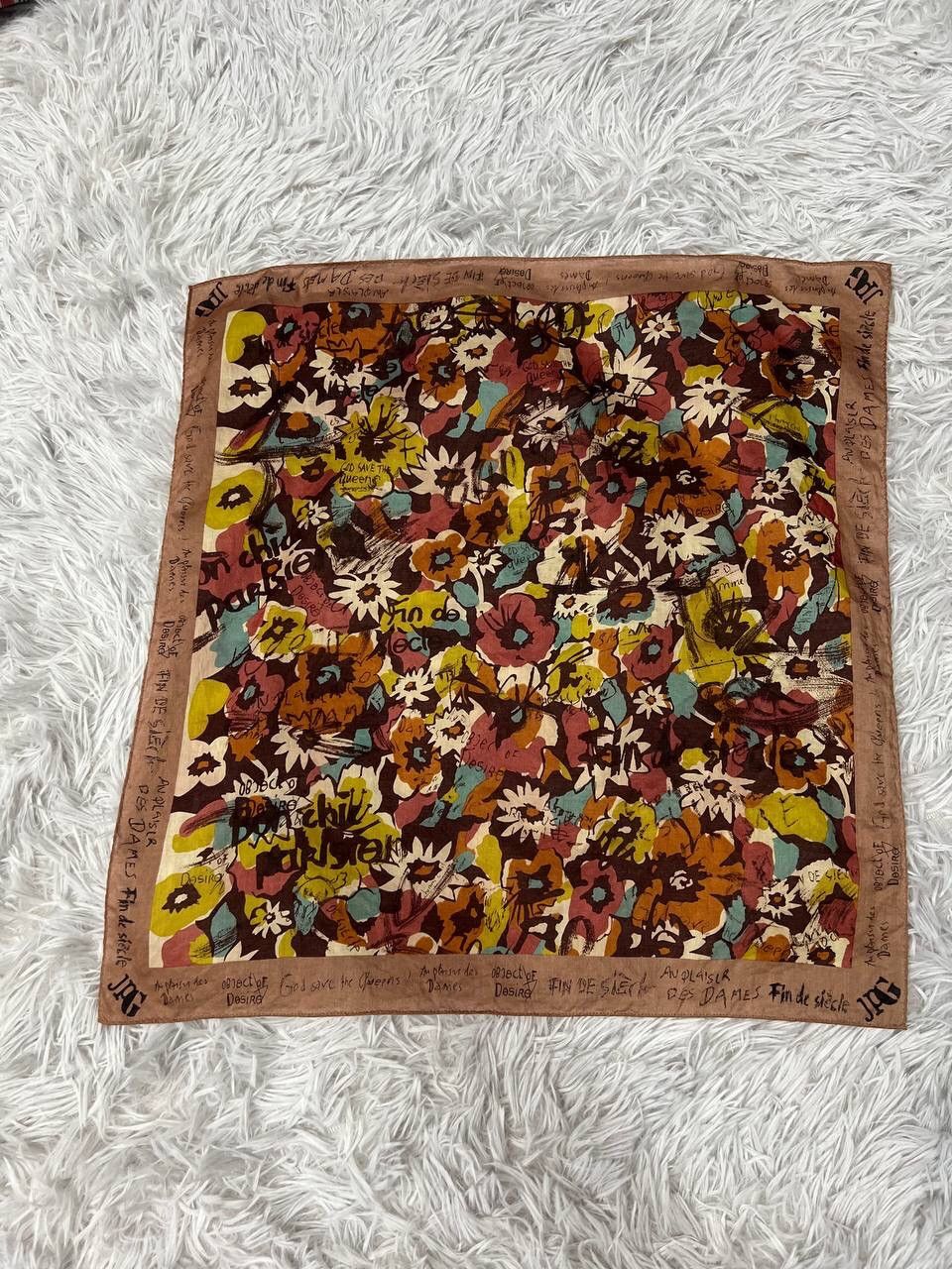 Jean Paul Gaultier JEAN PAUL GAULTIER HANDKERCHIEF/BANDANNA Size ONE SIZE - 4 Thumbnail