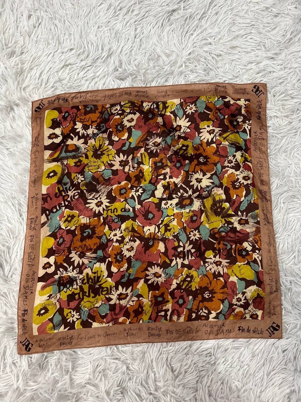 Jean Paul Gaultier JEAN PAUL GAULTIER HANDKERCHIEF/BANDANNA Size ONE SIZE - 3 Thumbnail