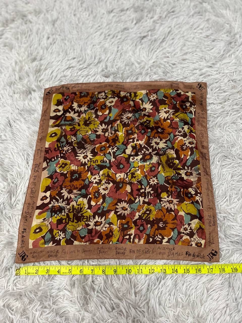 Jean Paul Gaultier JEAN PAUL GAULTIER HANDKERCHIEF/BANDANNA Size ONE SIZE - 7 Thumbnail