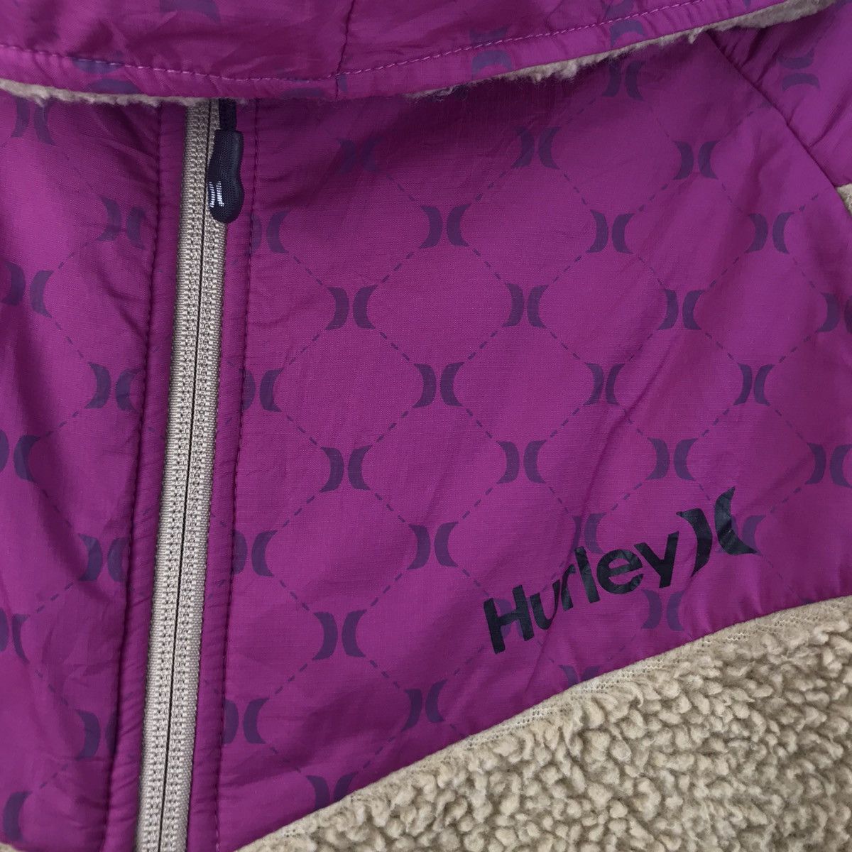 Hurley HURLEY X Hooded Fleece Sweater Ski Skate Jacket Size US M / EU 48-50 / 2 - 3 Thumbnail