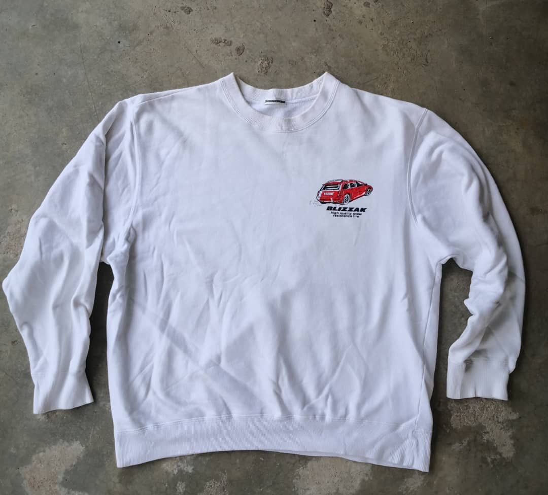 Vintage VINTAGE BRIDGESTONE SWEATSHIRT Size US L / EU 52-54 / 3 - 1 Thumbnail