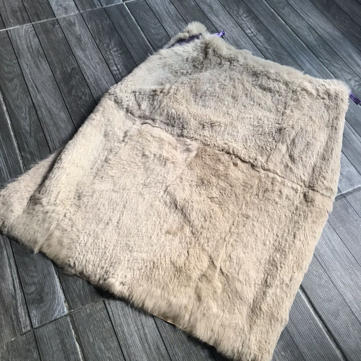 Versace × Vintage VERSACE RABBIT FUR SKIRT Size 27" / US 4 / IT 40 - 14 Thumbnail