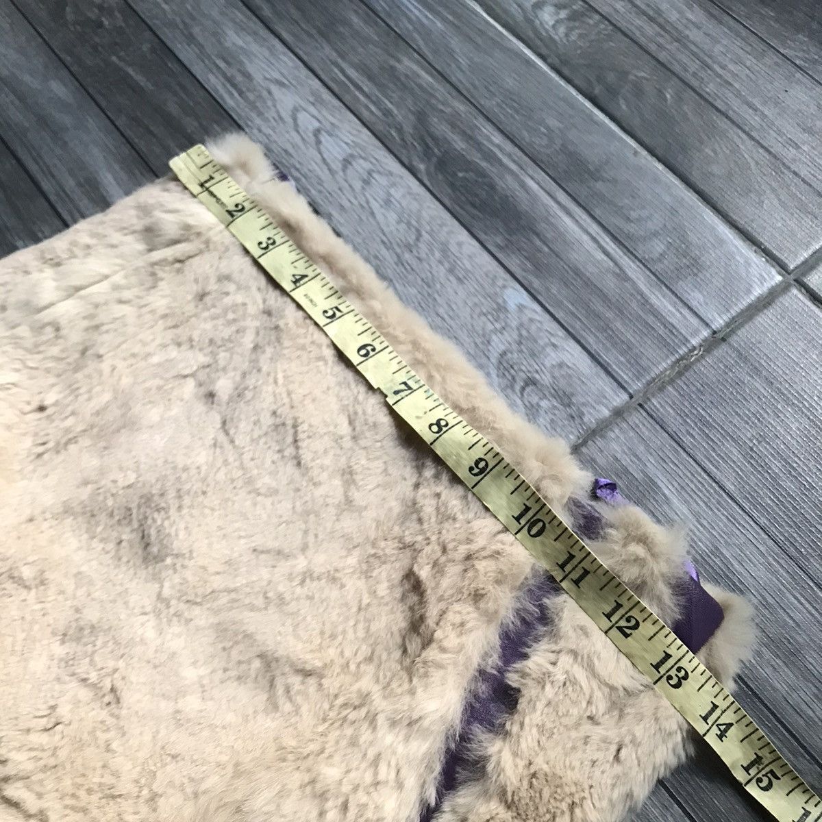 Versace × Vintage VERSACE RABBIT FUR SKIRT Size 27" / US 4 / IT 40 - 11 Thumbnail