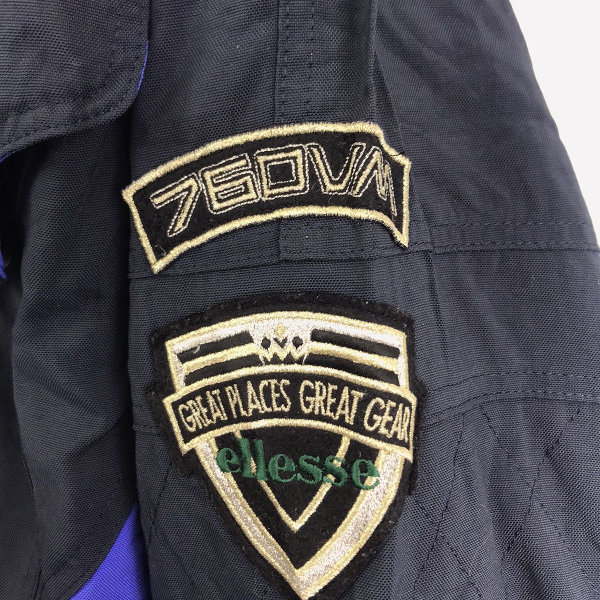 Ellesse ELLESSE ITALY Goldwin Japanese Brand Ski Outdoor Navy Jacket Size US XL / EU 56 / 4 - 4 Thumbnail