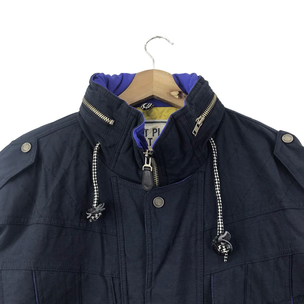 Ellesse ELLESSE ITALY Goldwin Japanese Brand Ski Outdoor Navy Jacket Size US XL / EU 56 / 4 - 2 Thumbnail