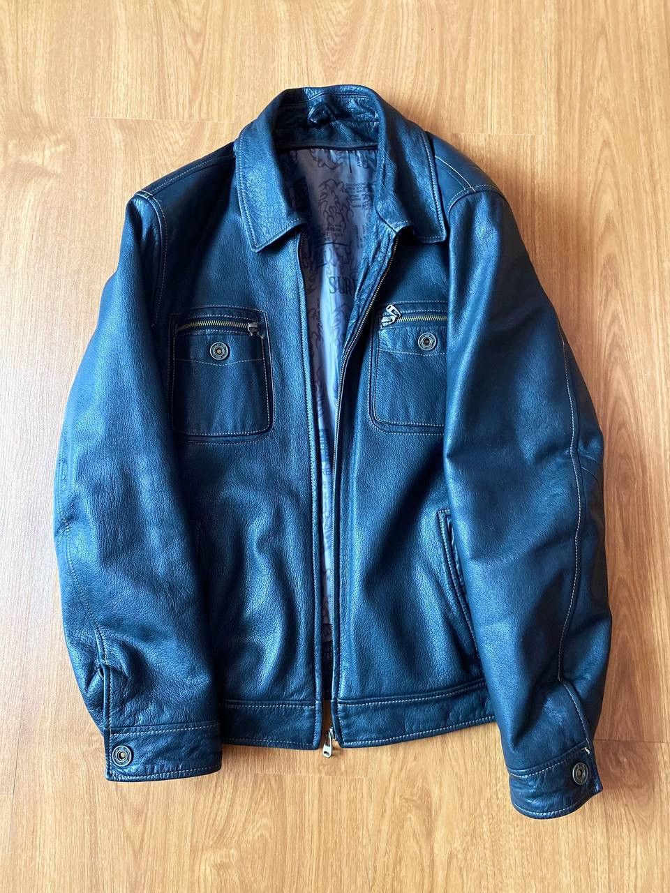 Vintage Vintage Japanese Leather Jacket Y2K | Grailed
