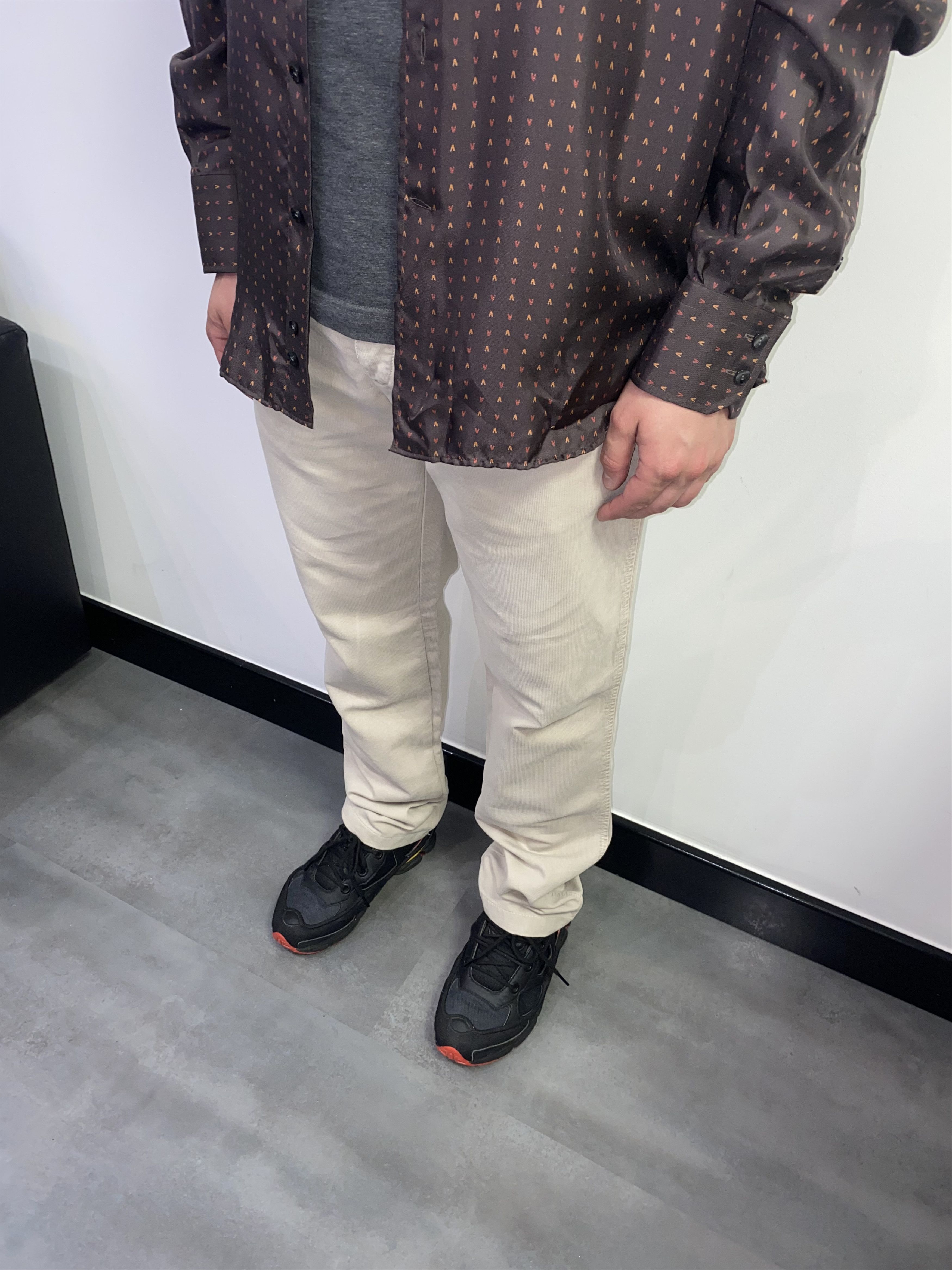 Prada AW06 Prada Brown Tab Logo Curduroy Cream Pants Size US 36 / EU 52 - 7 Thumbnail