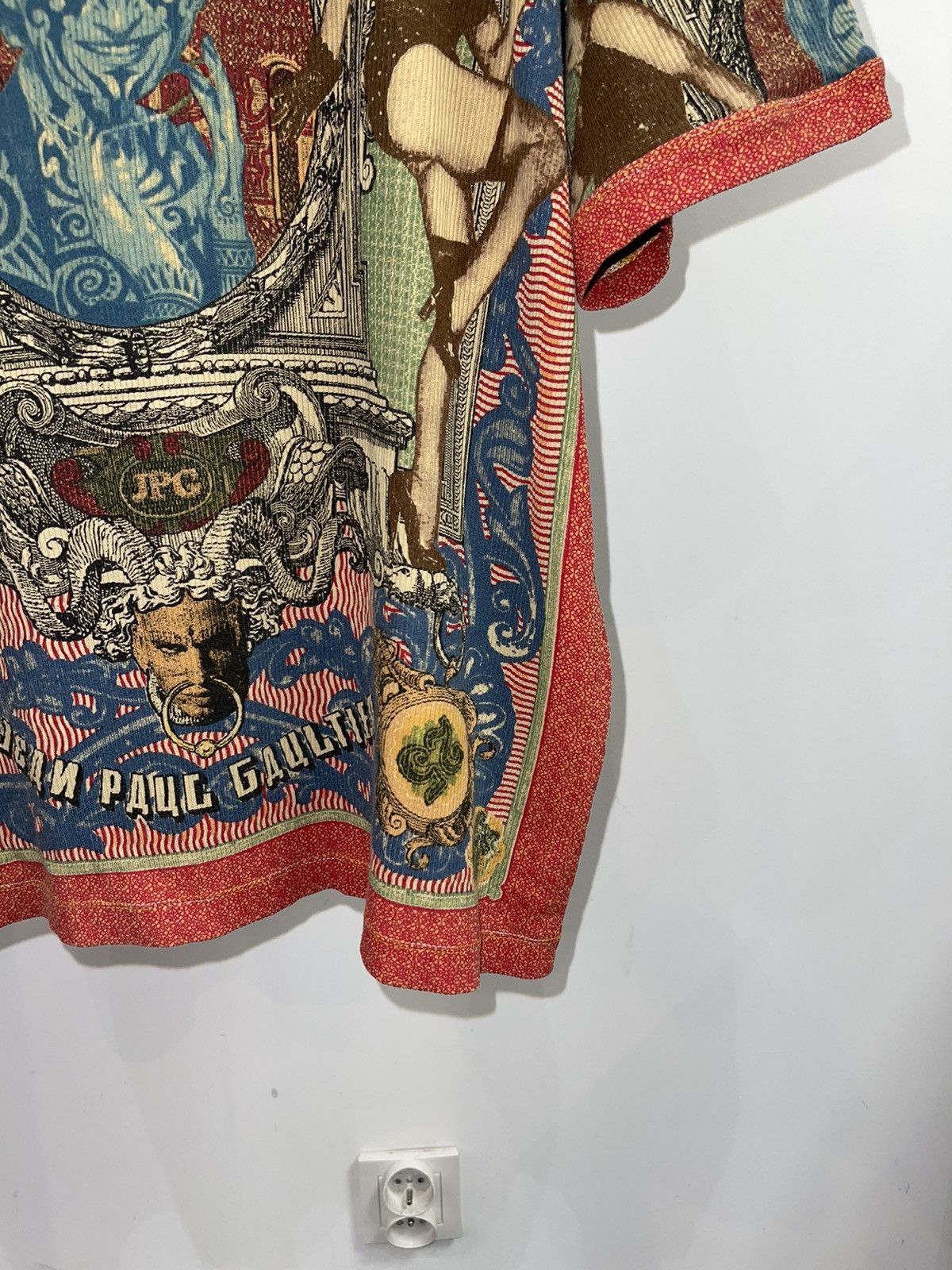 Jean Paul Gaultier Archive Jean Paul Gaultier Abstract Banknotes Print T-Shirt Size US L / EU 52-54 / 3 - 6 Thumbnail