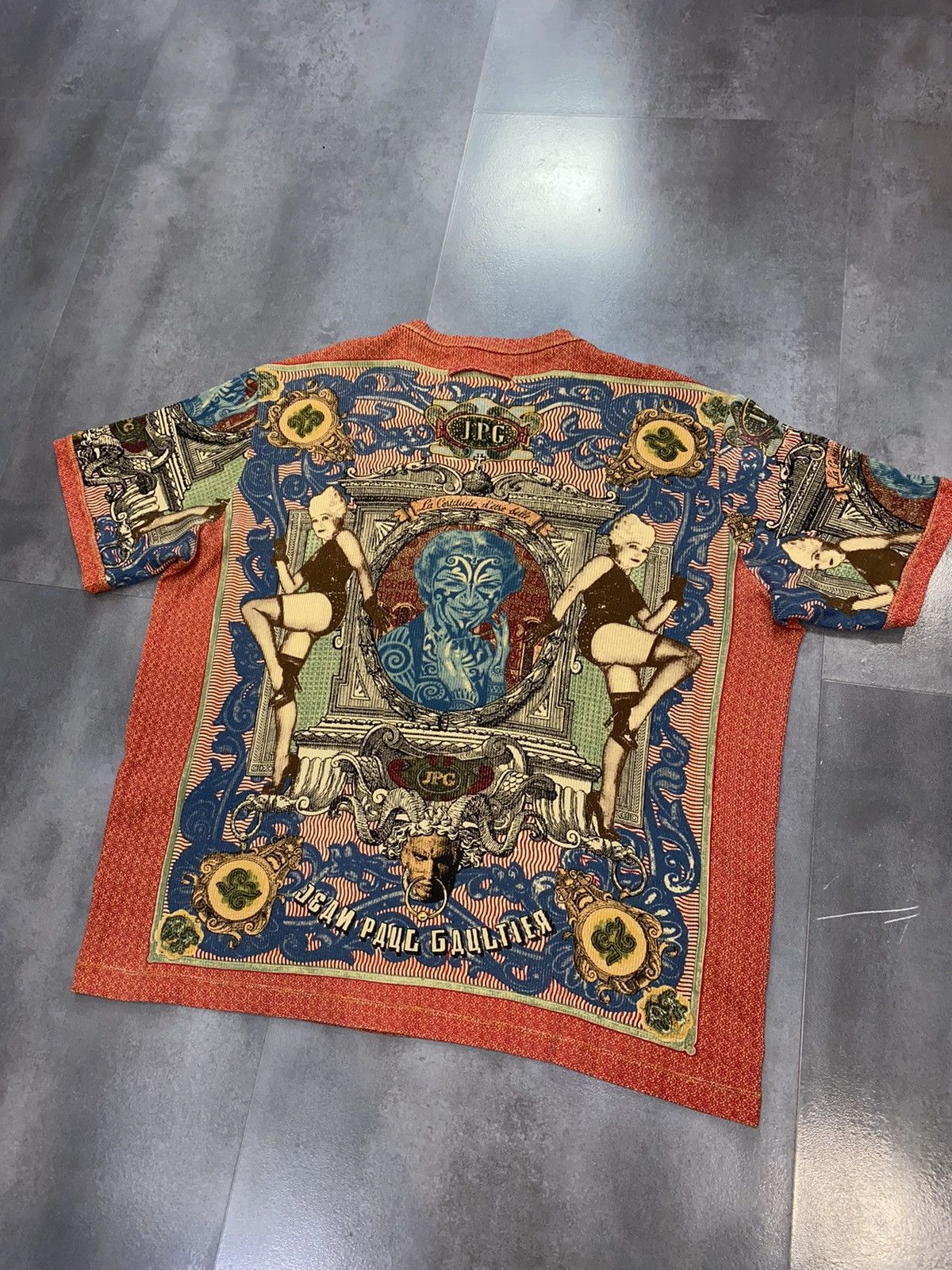 Jean Paul Gaultier Archive Jean Paul Gaultier Abstract Banknotes Print T-Shirt Size US L / EU 52-54 / 3 - 13 Thumbnail